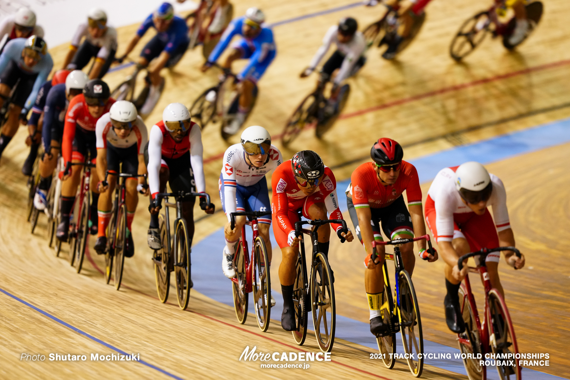 Men's Scratch Race / 2021 Track Cycling World Championships, Roubaix,KUBOKI Kazushige（JPN）窪木一茂