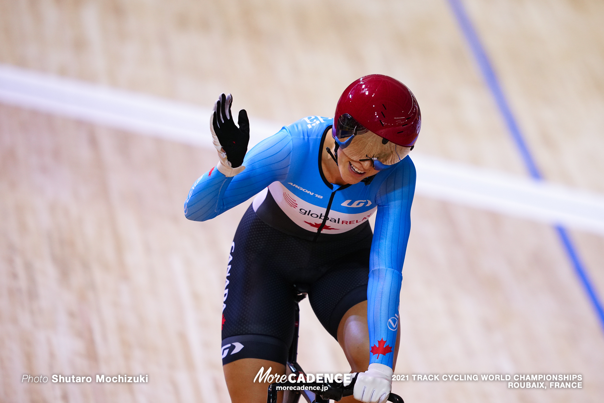 Women's Sprint Finals for Bronze Race 2 / 2021 Track Cycling World Championships, Roubaix, MITCHELL Kelsey（CAN）ケルシー・ミシェル