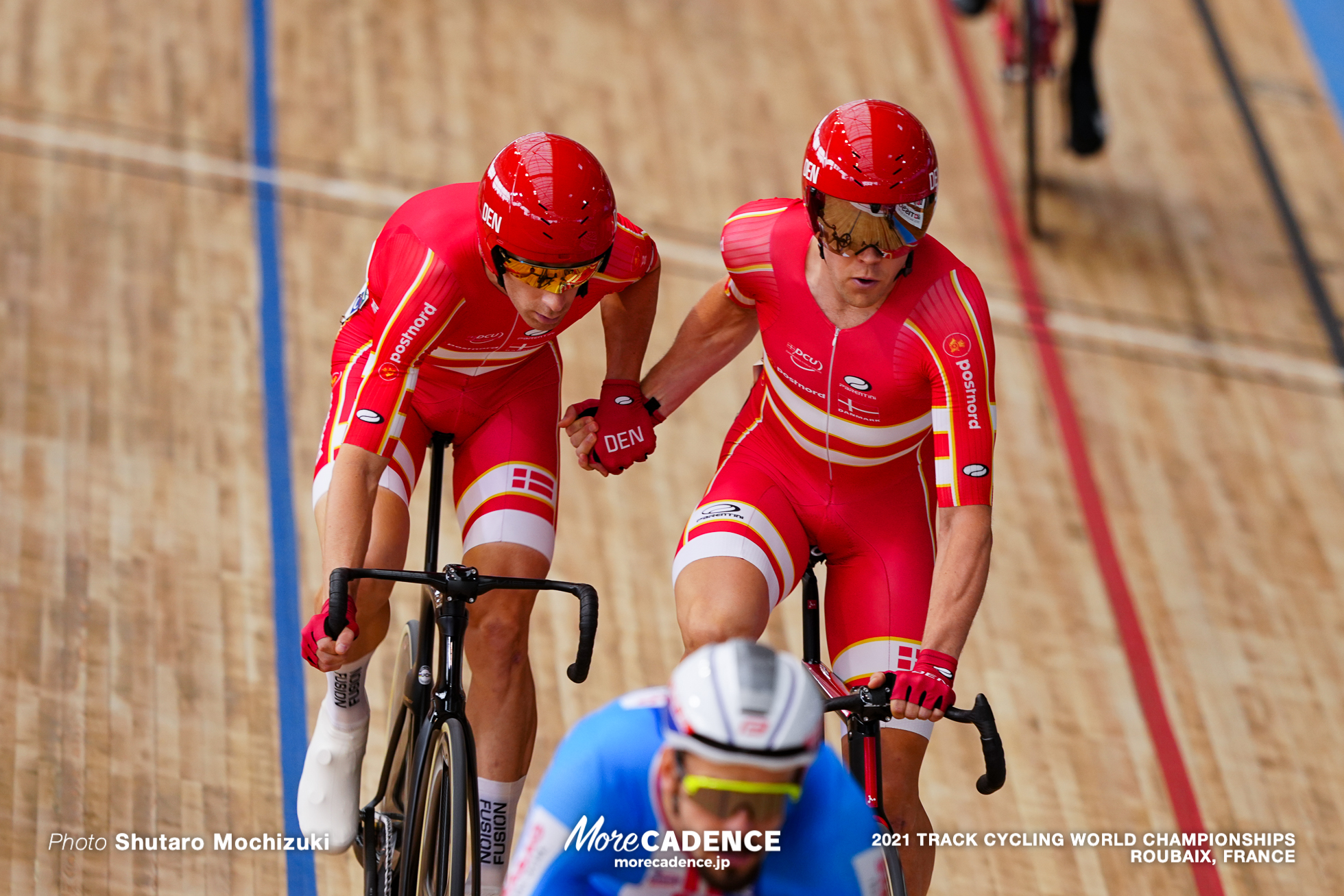 Men's Madison / 2021 Track Cycling World Championships, Roubaix, HANSEN Lasse Norman（DEN）ラッセ ノーマン・ハンセン, MORKOV Michael（DEN）ミカエル・モルコフ