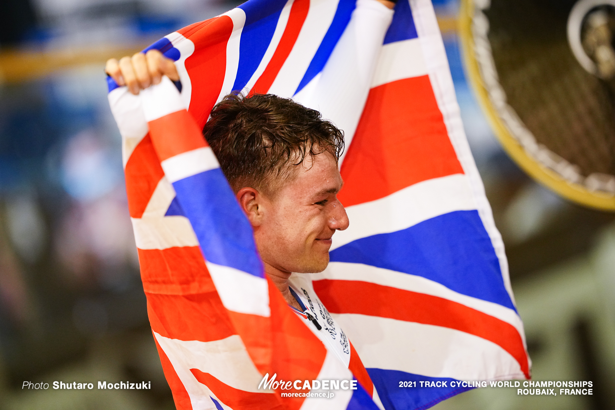 Men's Omnium Point Race / 2021 Track Cycling World Championships, Roubaix, HAYTER Ethan（GBR）イーサン・ハイター