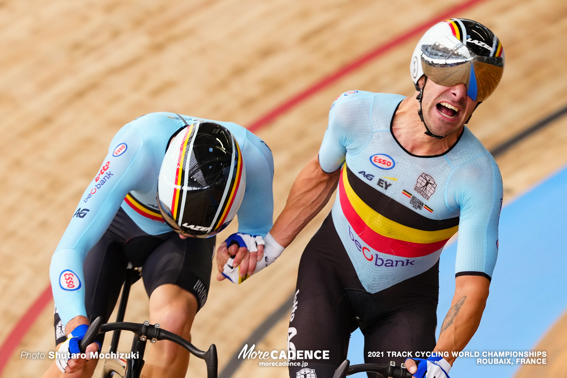 Men's Madison / 2021 Track Cycling World Championships, Roubaix, de KETELE Kenny（BEL）ケニー・デ ケテル, GHYS Robbe（BEL）ローブ・ギス