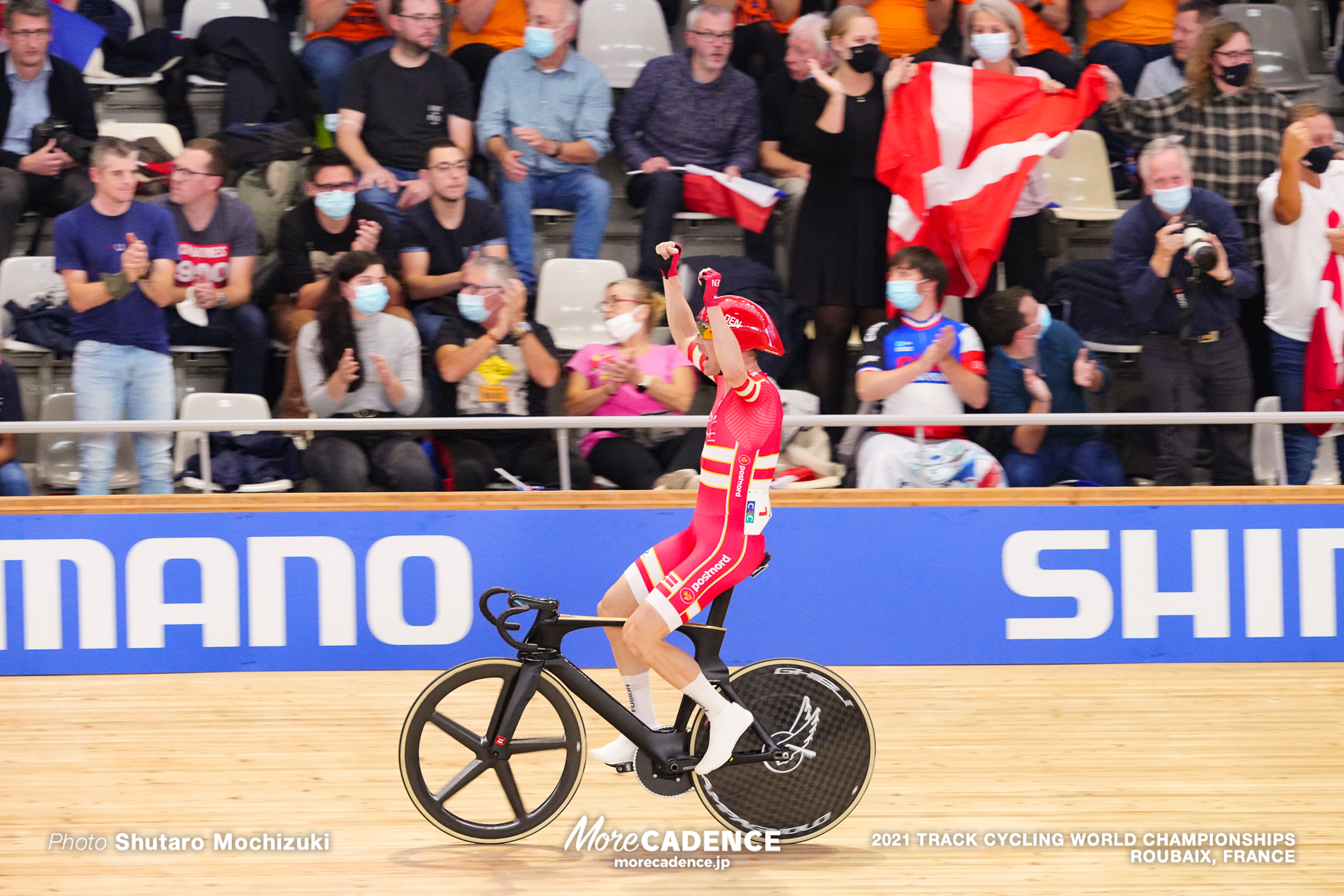 Men's Madison / 2021 Track Cycling World Championships, Roubaix, ORKOV Michael（DEN）ミカエル・モルコフ