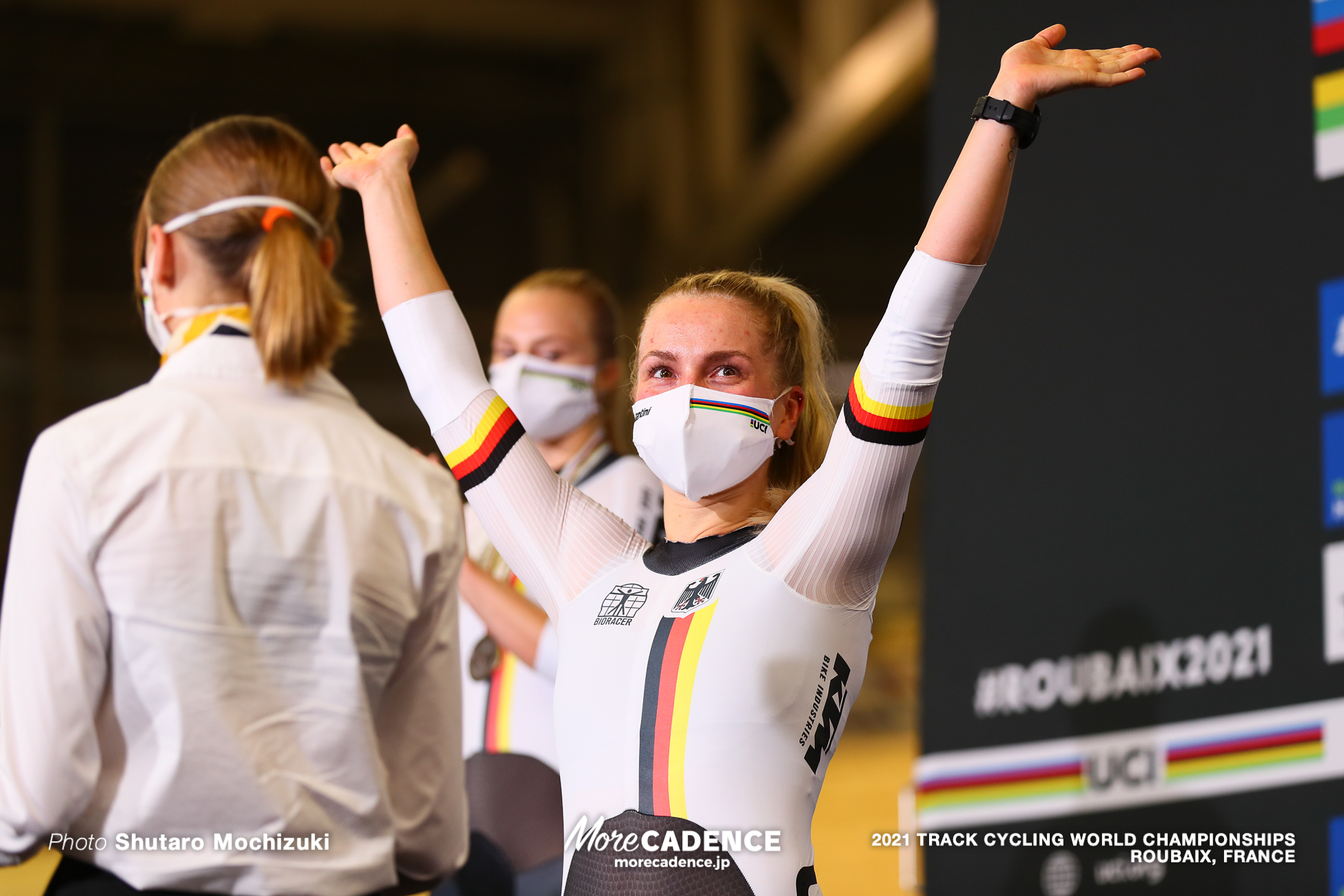 Women's Sprint Podium / 2021 Track Cycling World Championships, Roubaix, HINZE Emma（GER）エマ・ヒンツェ