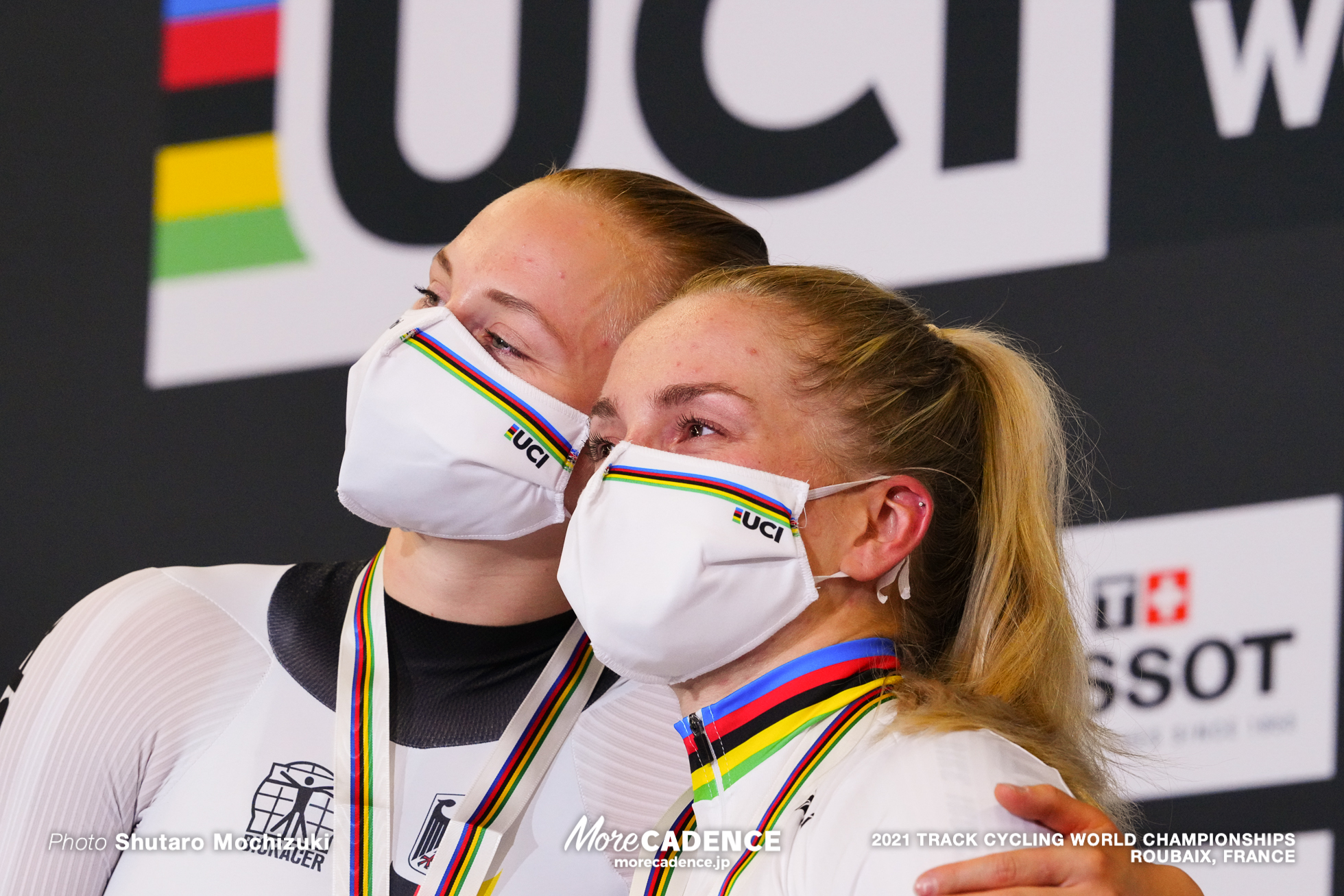 Women's Sprint Podium / 2021 Track Cycling World Championships, Roubaix, FRIEDRICH Lea Sophie（GER）リー ソフィー・フリードリッヒ, HINZE Emma（GER）エマ・ヒンツェ