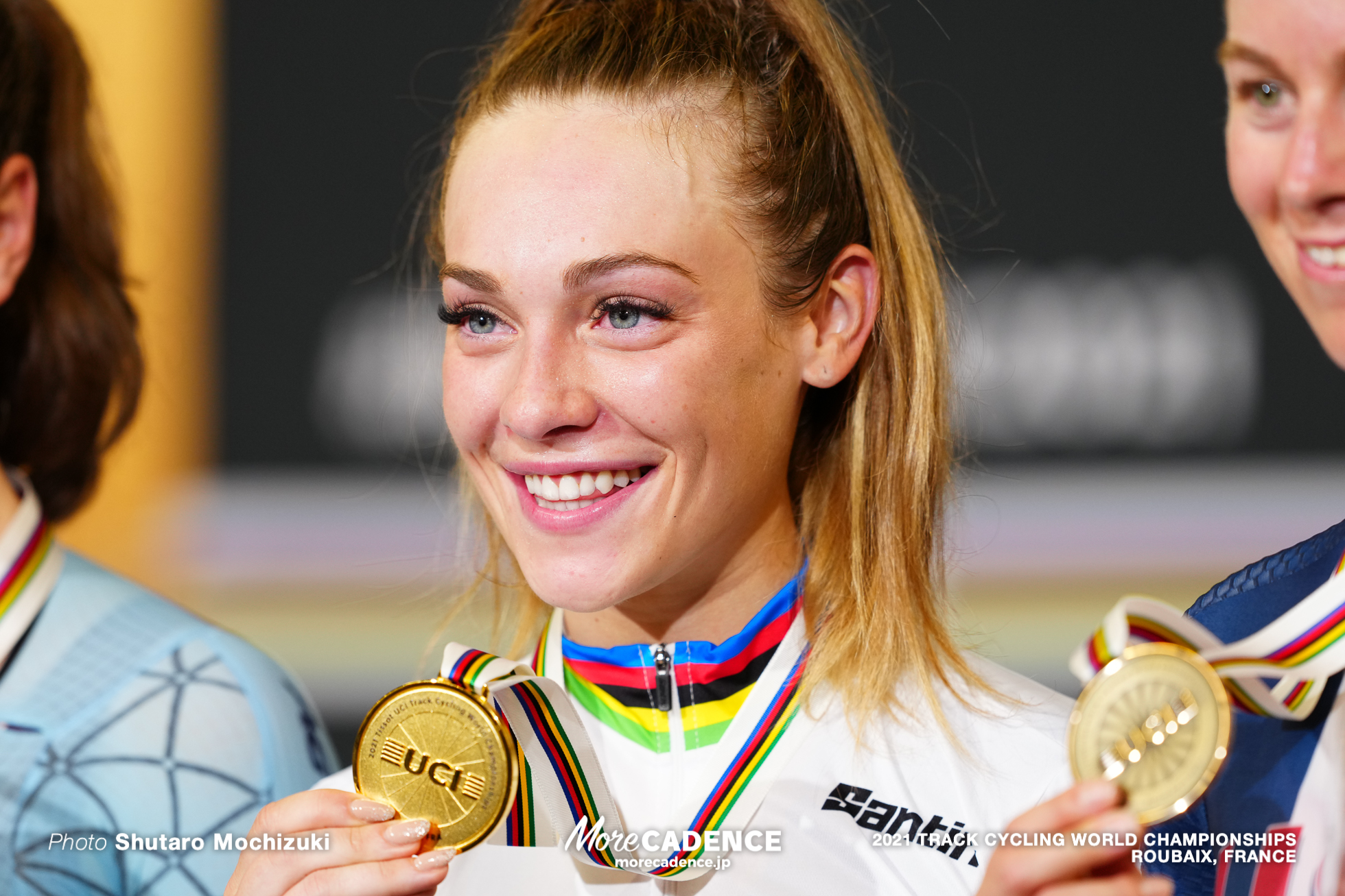 Women's Elimination Podium / 2021 Track Cycling World Championships, Roubaix, PATERNOSTER Letizia （ITA）レティシア・パテルノステル