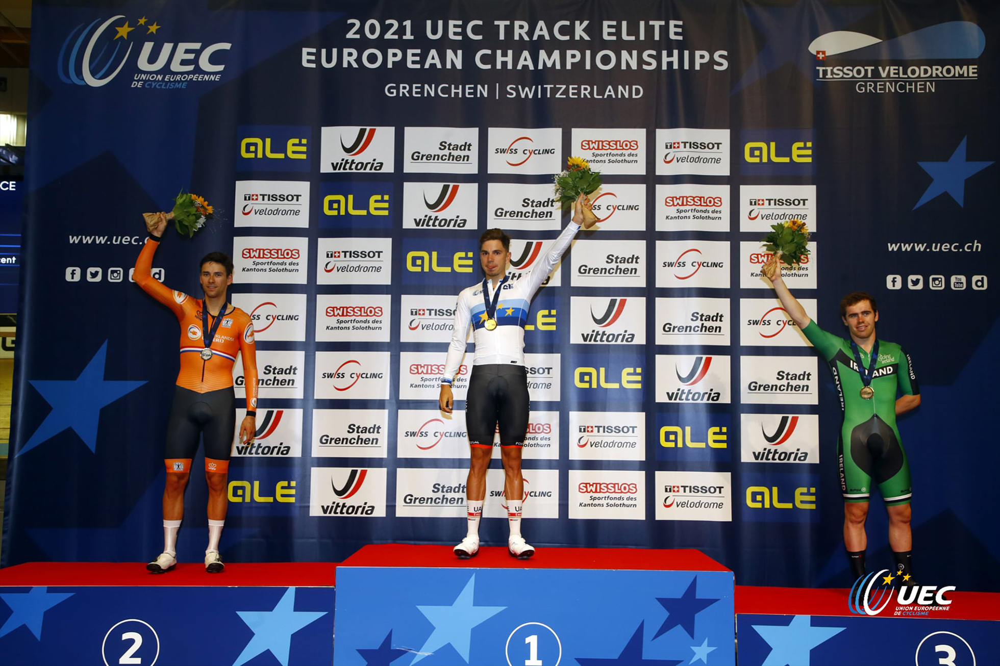 Men's Scratch 2021 UEC Track Championships,ルイ・オルベイラ,ヴィンセント・ホペザック,ジェイビー・マーフィー