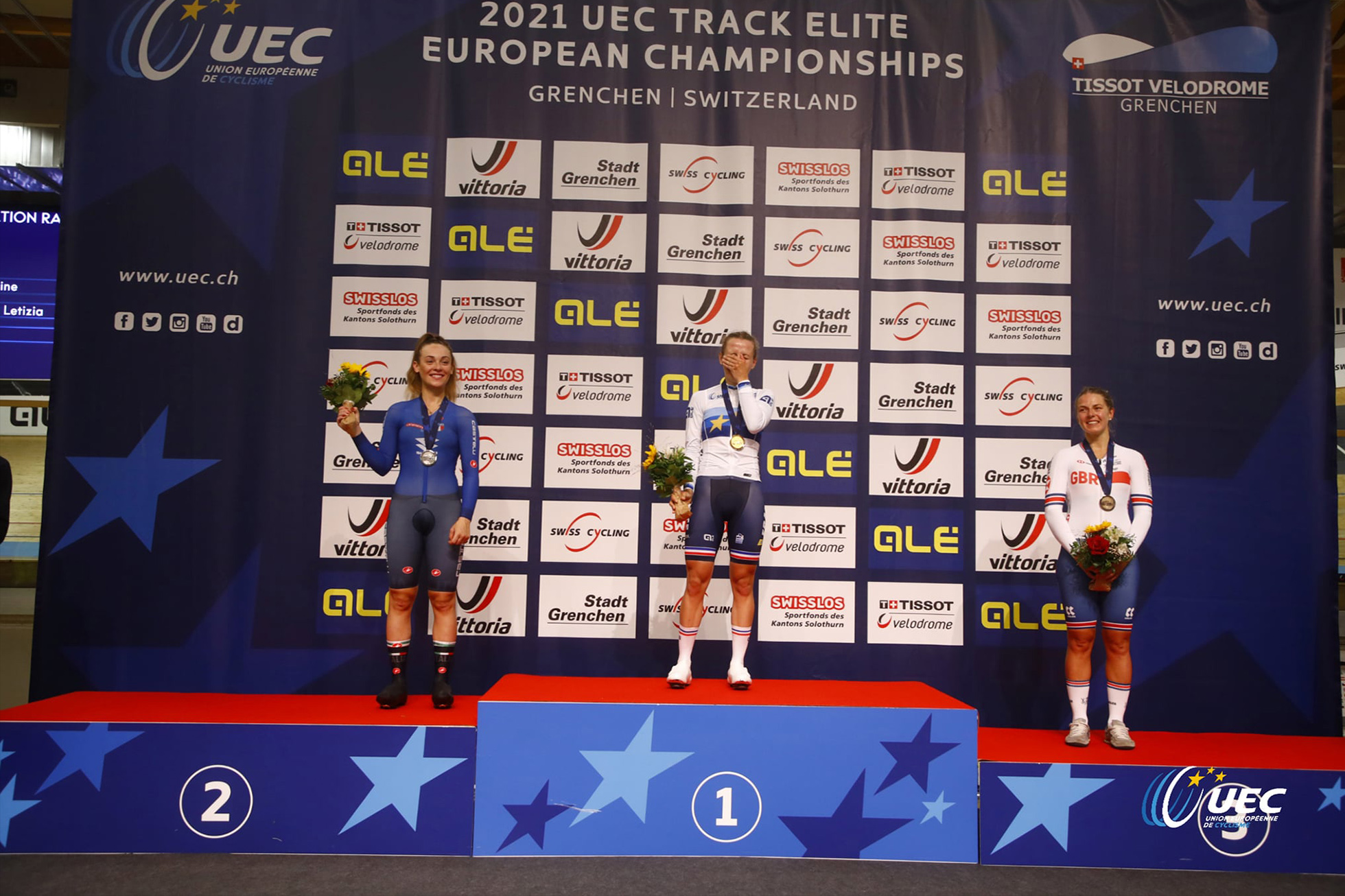 Women's Elimination 2021 UEC Track Championships,バレンタイン・フォルタン,レティシア・パテルノステル,ネア・エバンス