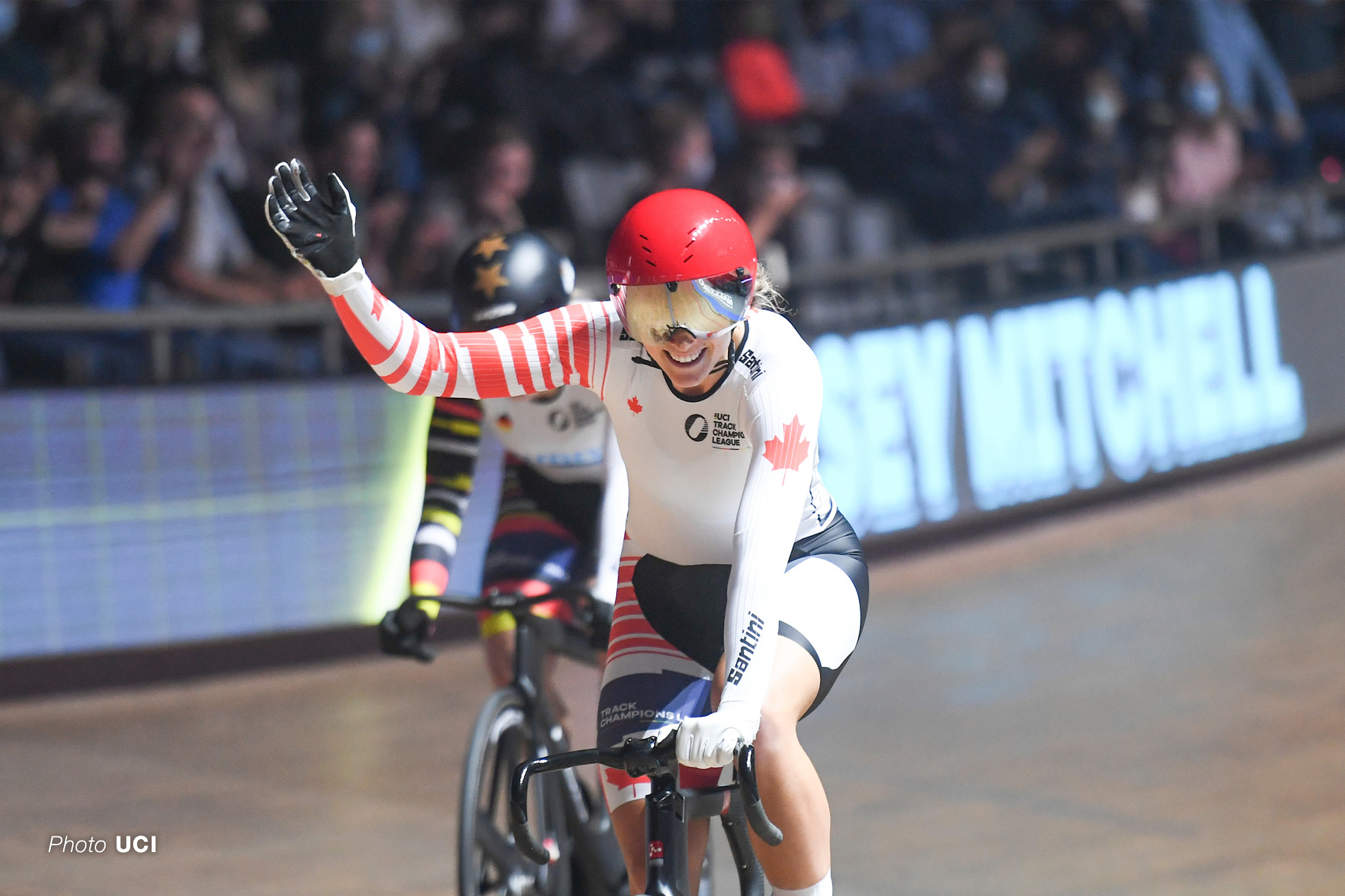 Kelsey MITCHELL - Women's Keirin Final UCIトラックチャンピオンズリーグ第1戦