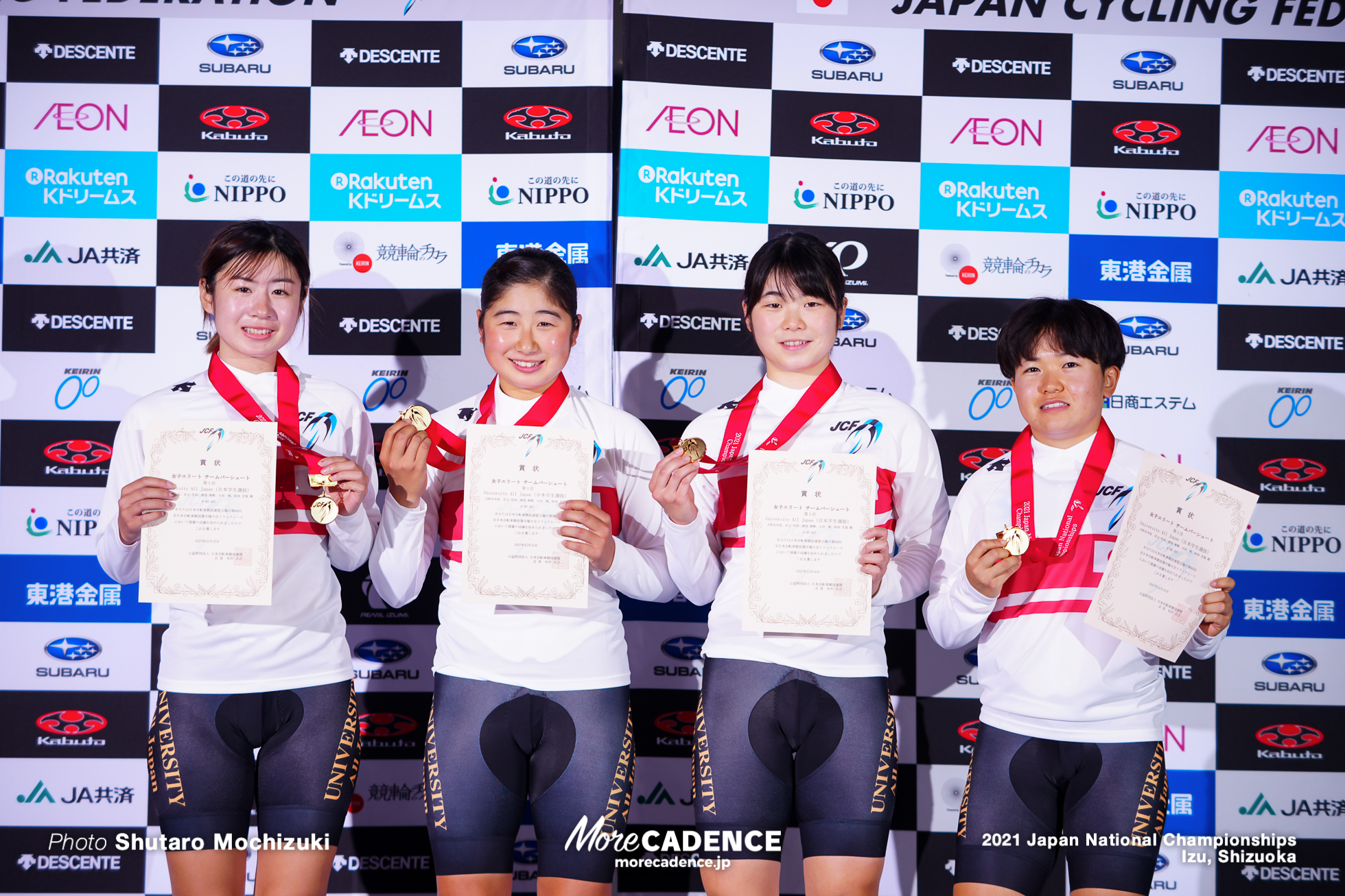 太郎田水桜 岩元杏奈 石田唯 渡部春雅, 女子チームパシュート, 2021全日本選手権トラック