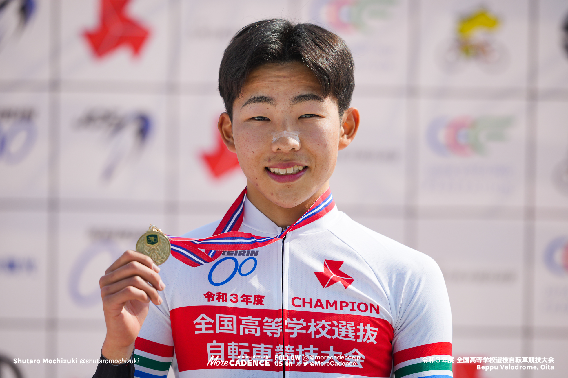 第1位 梅澤幹太 松山 松山工, 男子ポイントレース, 令和3年度全国高等学校選抜自転車競技大会（大分県別府競輪場）