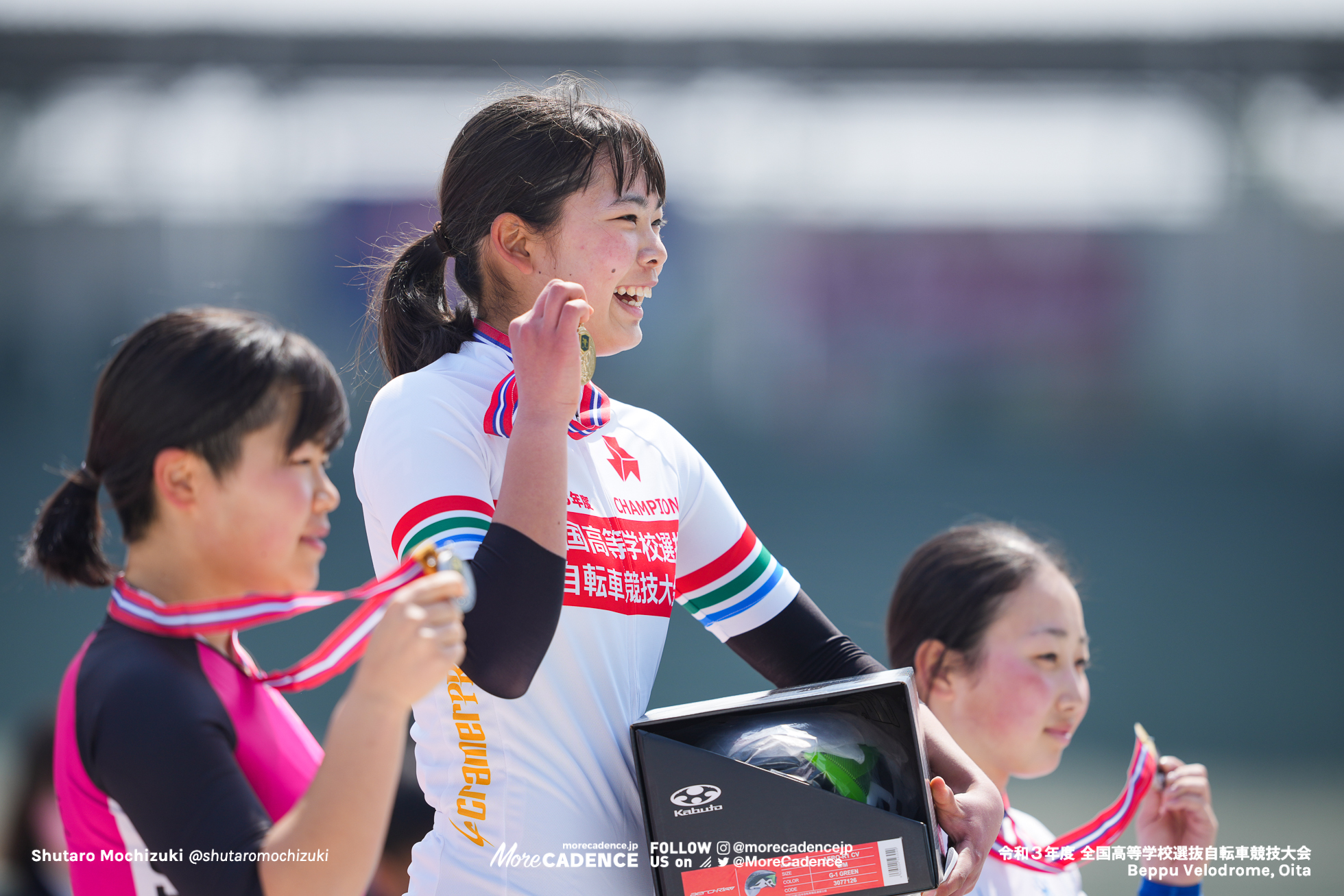 第1位 垣田真穂 愛媛 松山学院, 女子スクラッチ, 令和3年度全国高等学校選抜自転車競技大会（大分県別府競輪場）