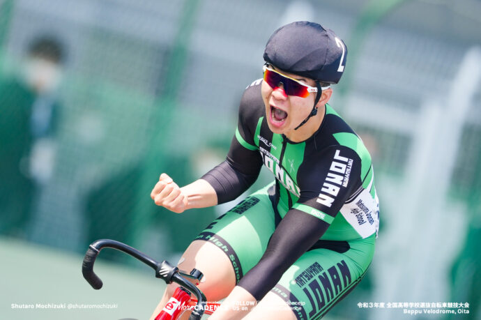 阿部英斗 愛媛 松山学院, 男子ケイリン 1-6位決定戦, 令和3年度全国高等学校選抜自転車競技大会（大分県別府競輪場）