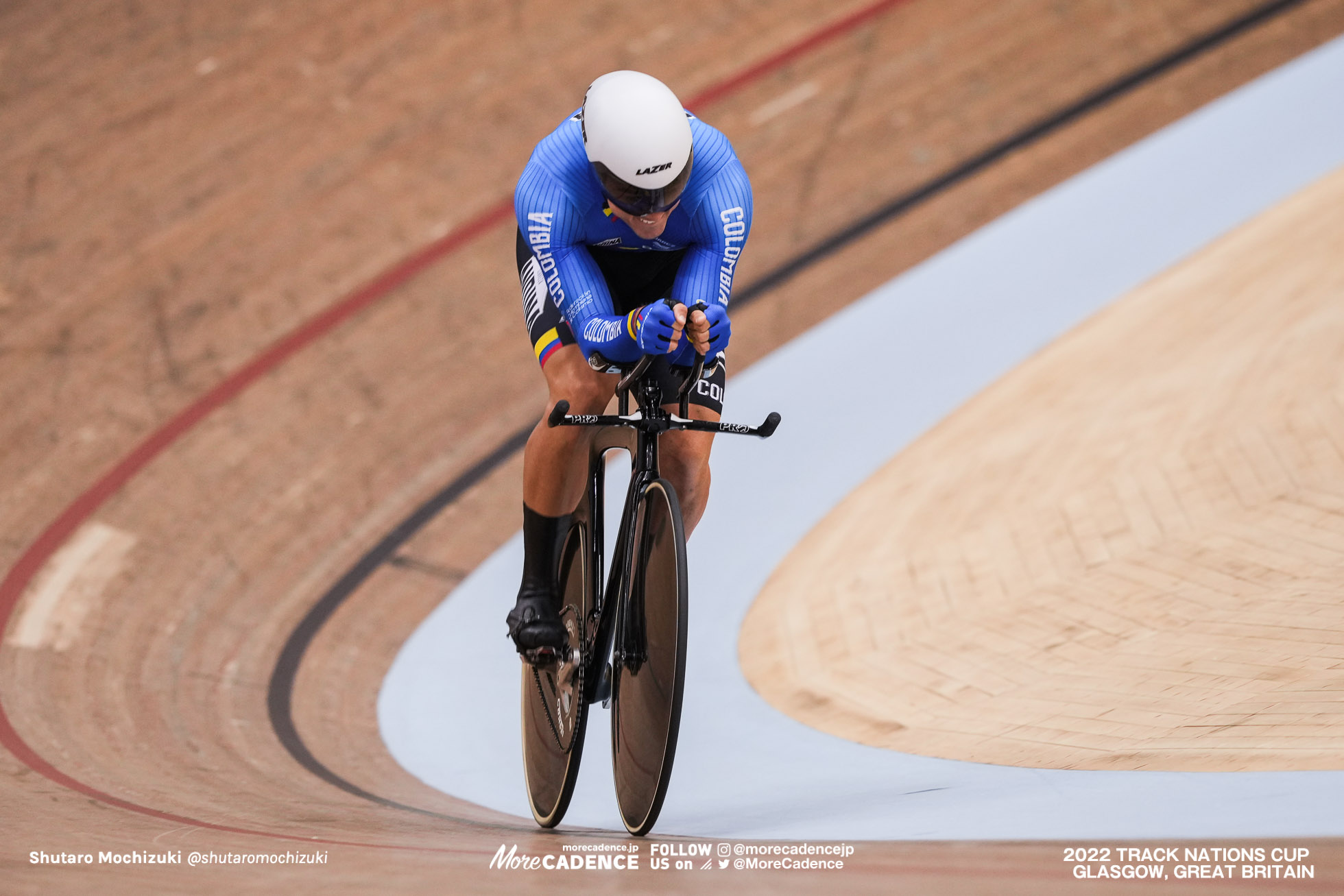 サンティアゴ・ラミレス モラレス RAMIREZ MORALES Santiago, COL, Men's 1kmTT, 2022 Track Nations Cup, Glasgow, Great Britain