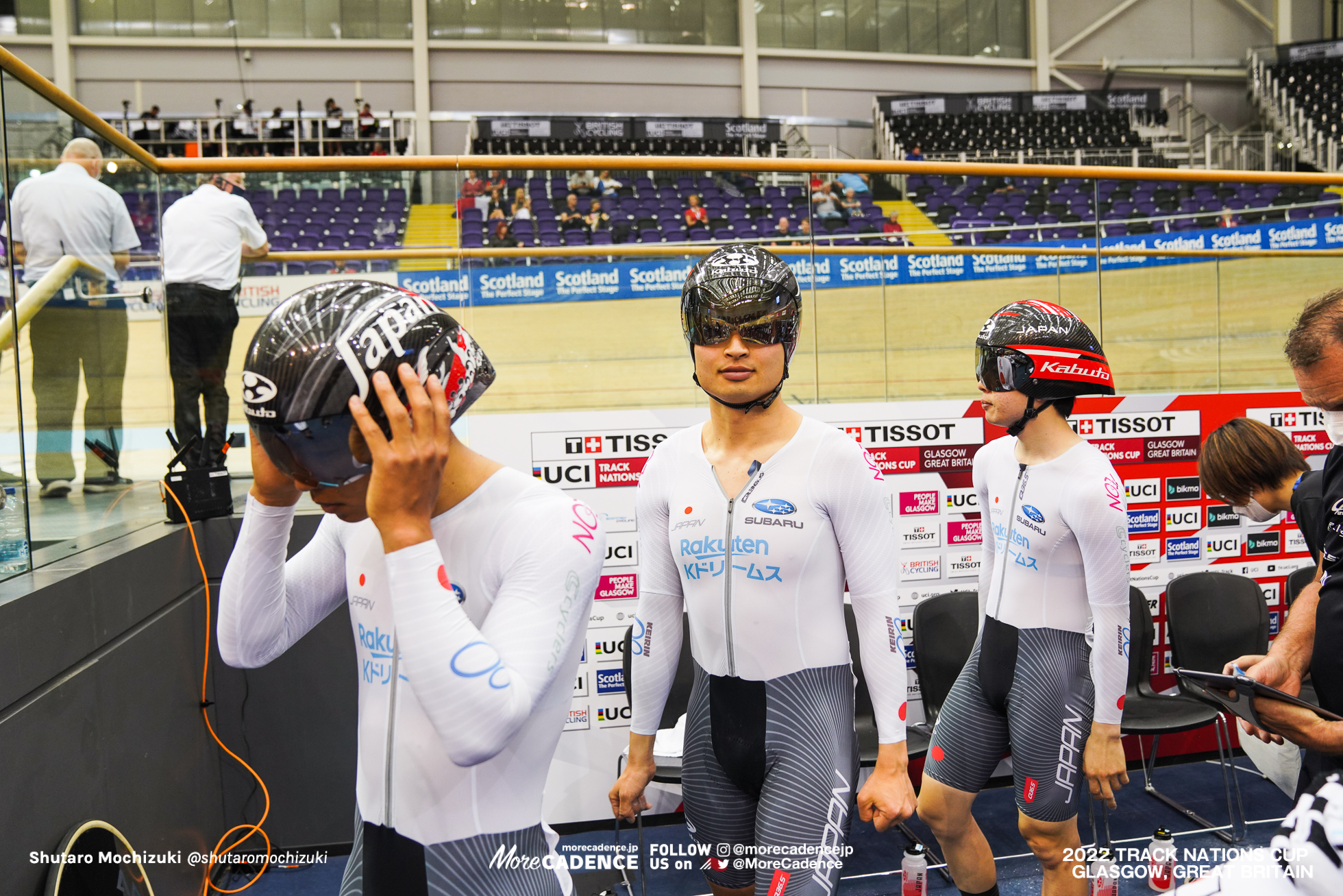 橋本英也 Eiya Hashimoto, Men's Team Pursuit, 2022 Track Nations Cup, Glasgow, Great Britain