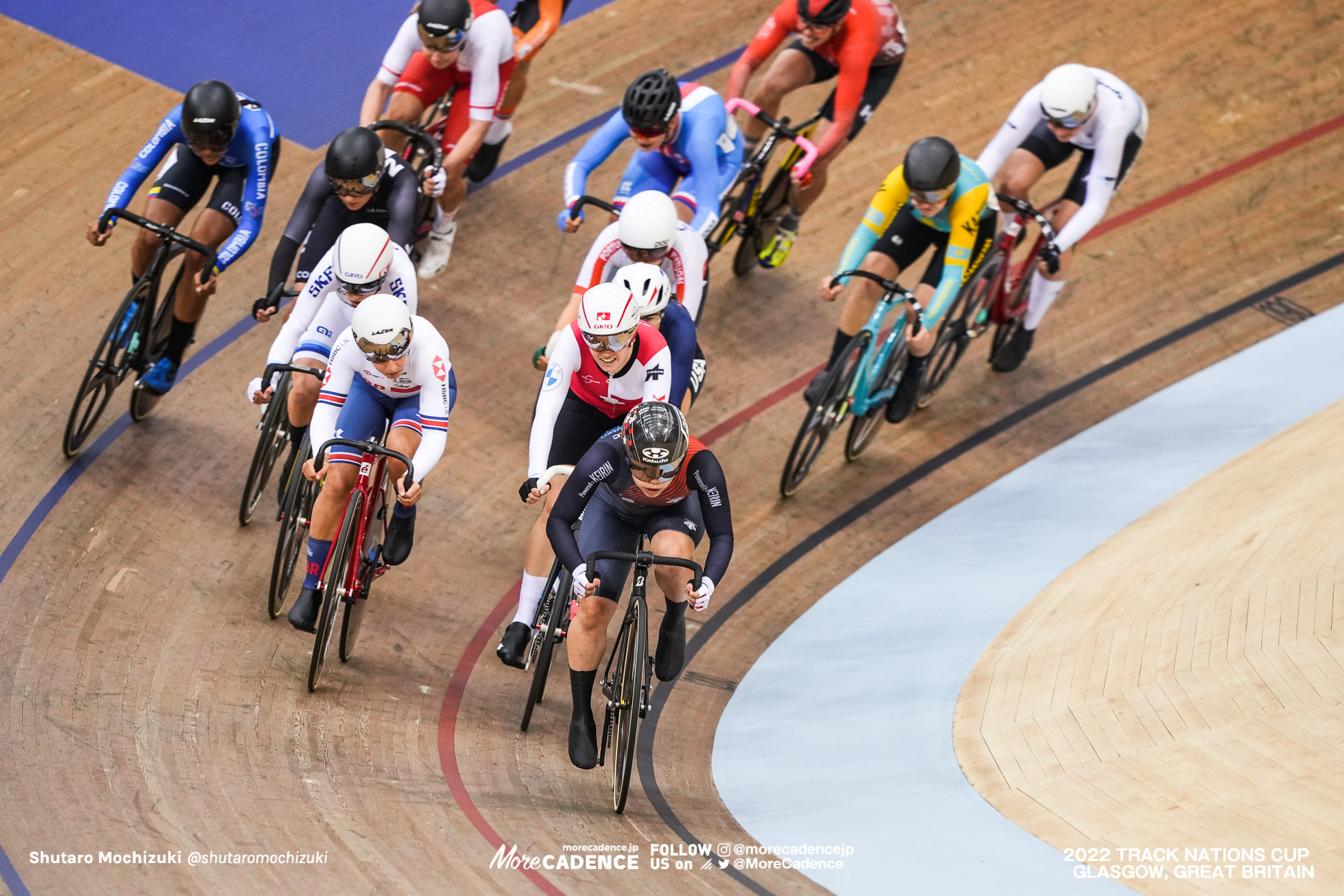 古山稀絵 FURUYAMA Kie, Women's Elimination, 2022 Track Nations Cup, Glasgow, Great Britain