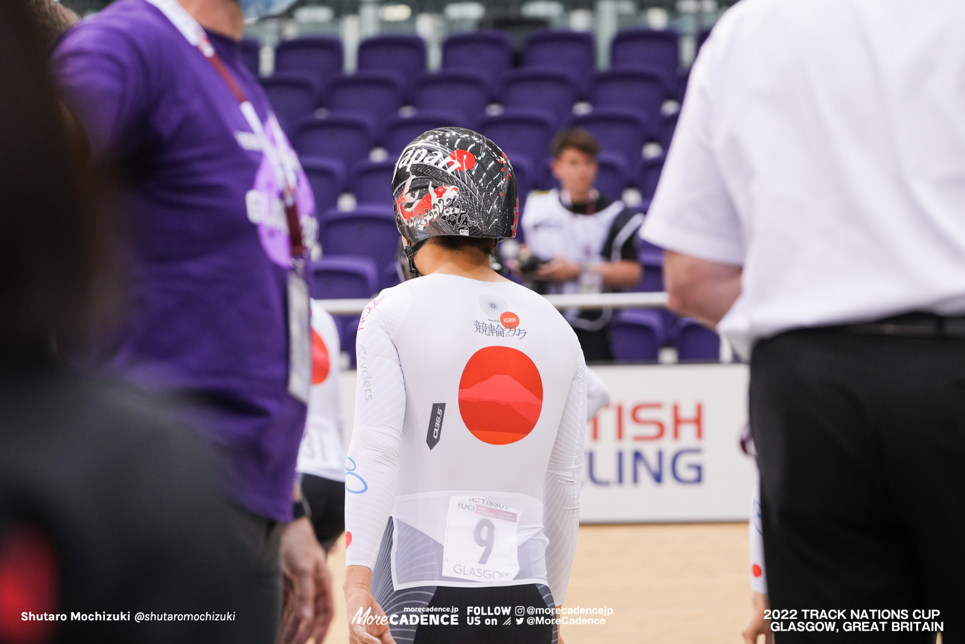 橋本英也 Eiya Hashimoto, Men's Team Pursuit, 2022 Track Nations Cup, Glasgow, Great Britain