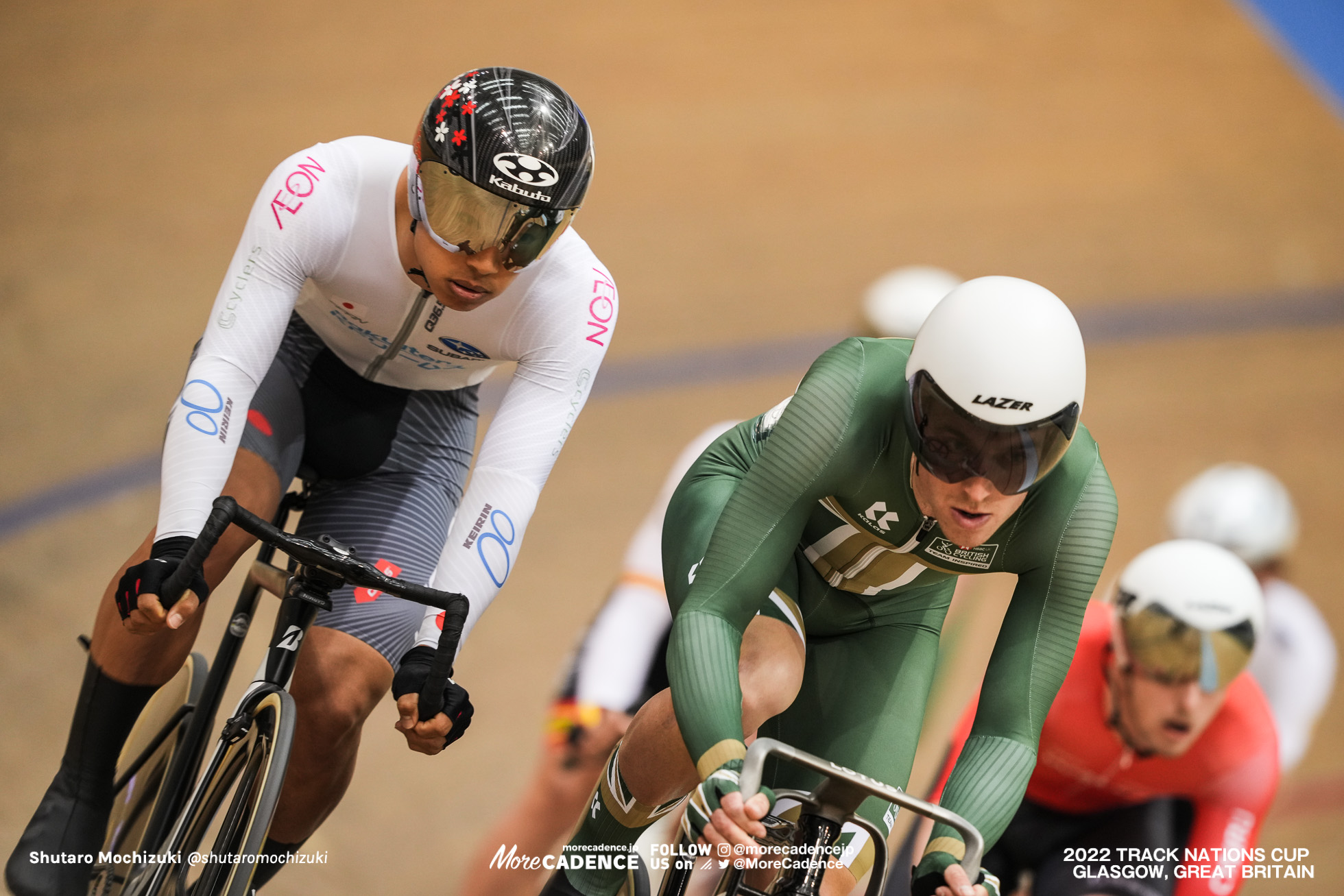 今村駿介 IMAMURA Shunsuke, JPN - Japan, Men's Madison, 2022 Track Nations Cup, Glasgow, Great Britain