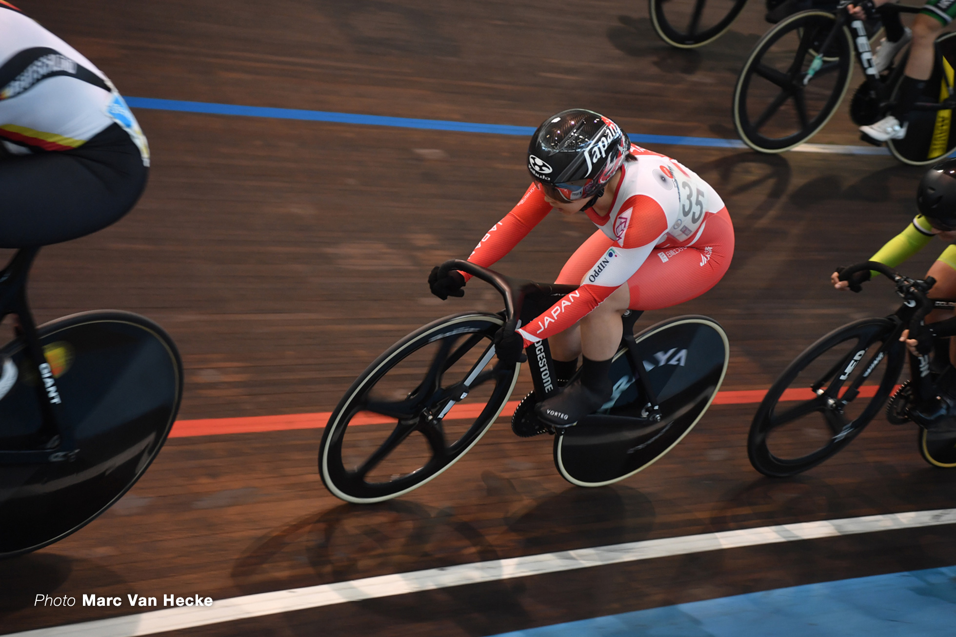 梶原悠未, 女子ポイントレース, ベルギー国際トラックミーティング