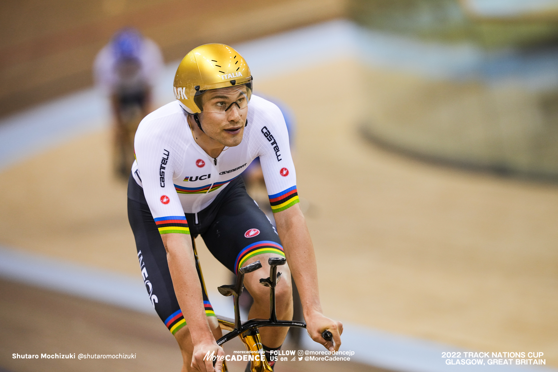 フィリポ・ガンナ GANNA Filippo, ITA - Italy, Men's Team Pursuit, 2022 Track Nations Cup, Glasgow, Great Britain