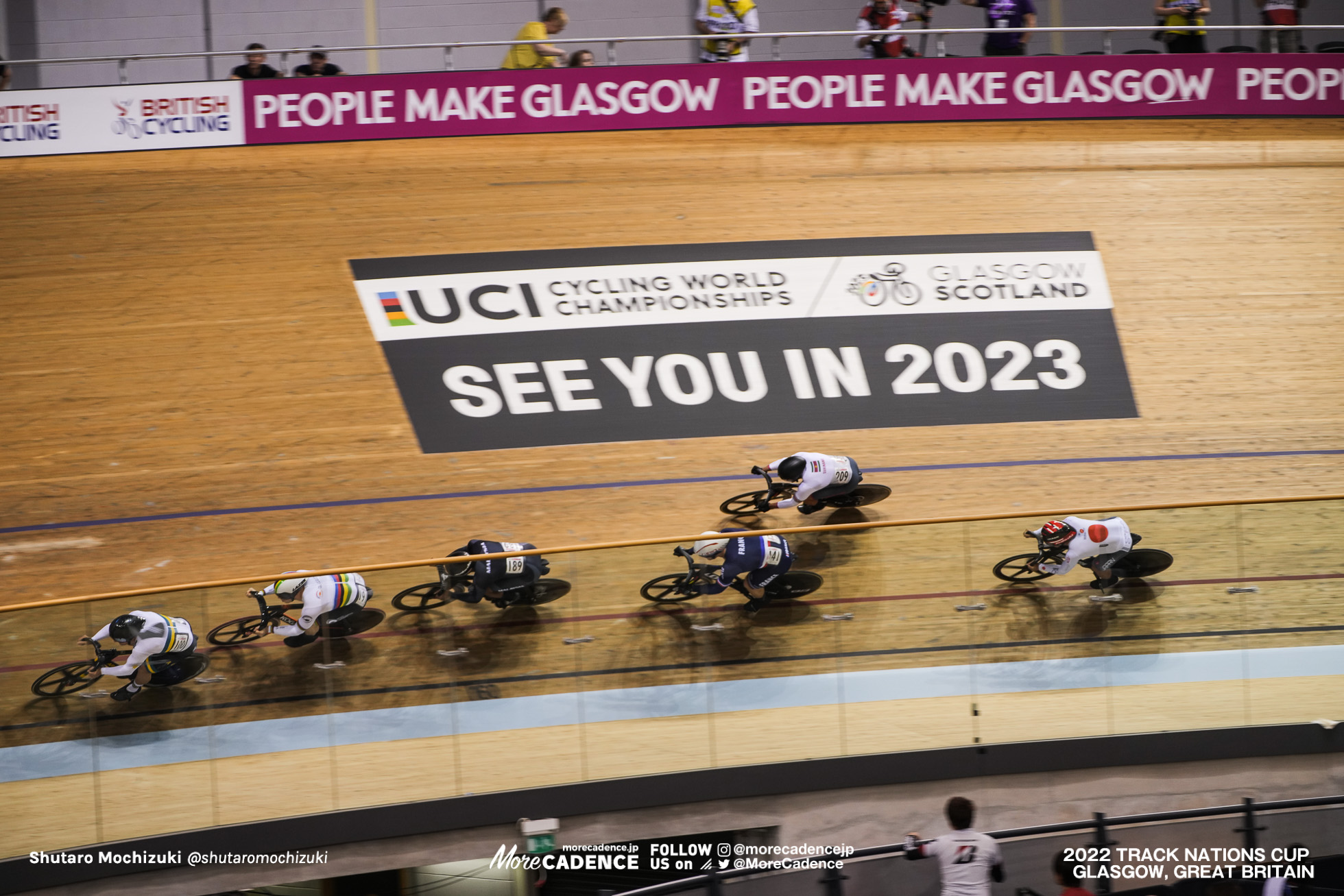 新山響平 SHINZAN Kyohei, JPN, Semi final, Men's Keirin, 2022 Track Nations Cup, Glasgow, Great Britain