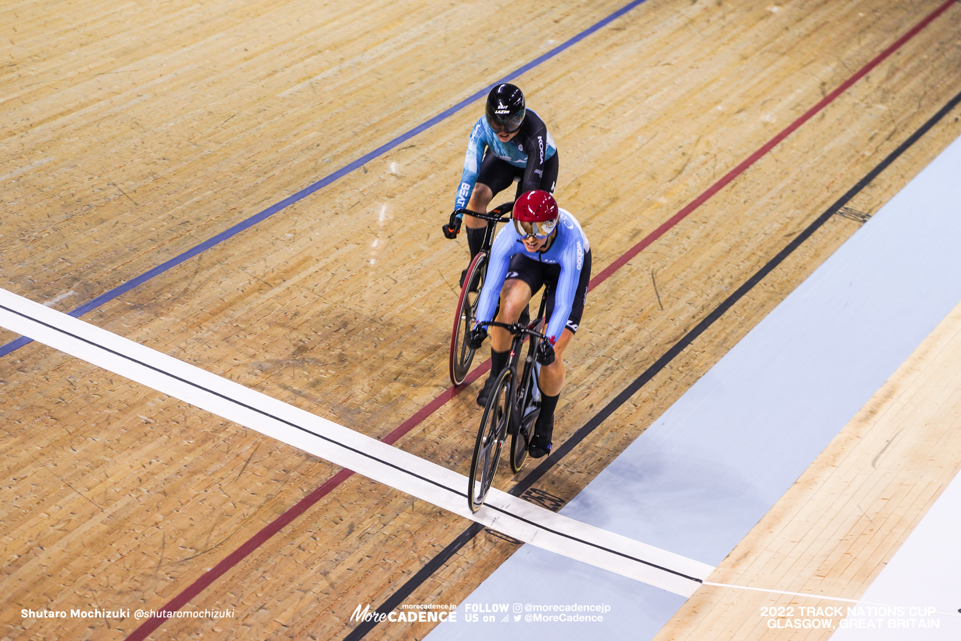 ケルシー・ミシェル MITCHELL Kelsey, CAN, ロリーヌ・ファンリーセン van RIESSEN Laurine, BCC, Women's Sprint, 2022 Track Nations Cup, Glasgow, Great Britain