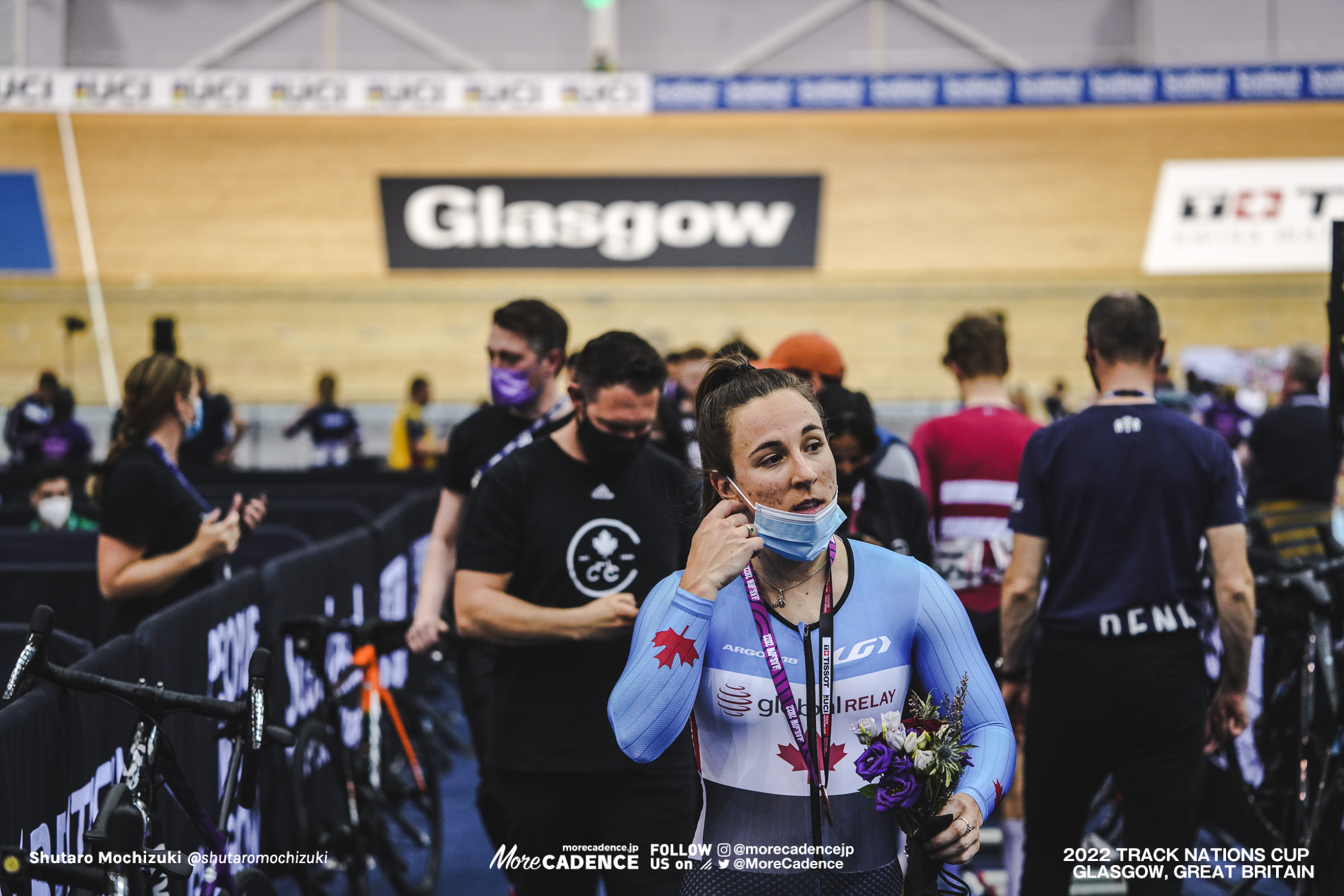 ローリン・ジェネスト GENEST Lauriane, CAN, Women's Keirin, 2022 Track Nations Cup, Glasgow, Great Britain