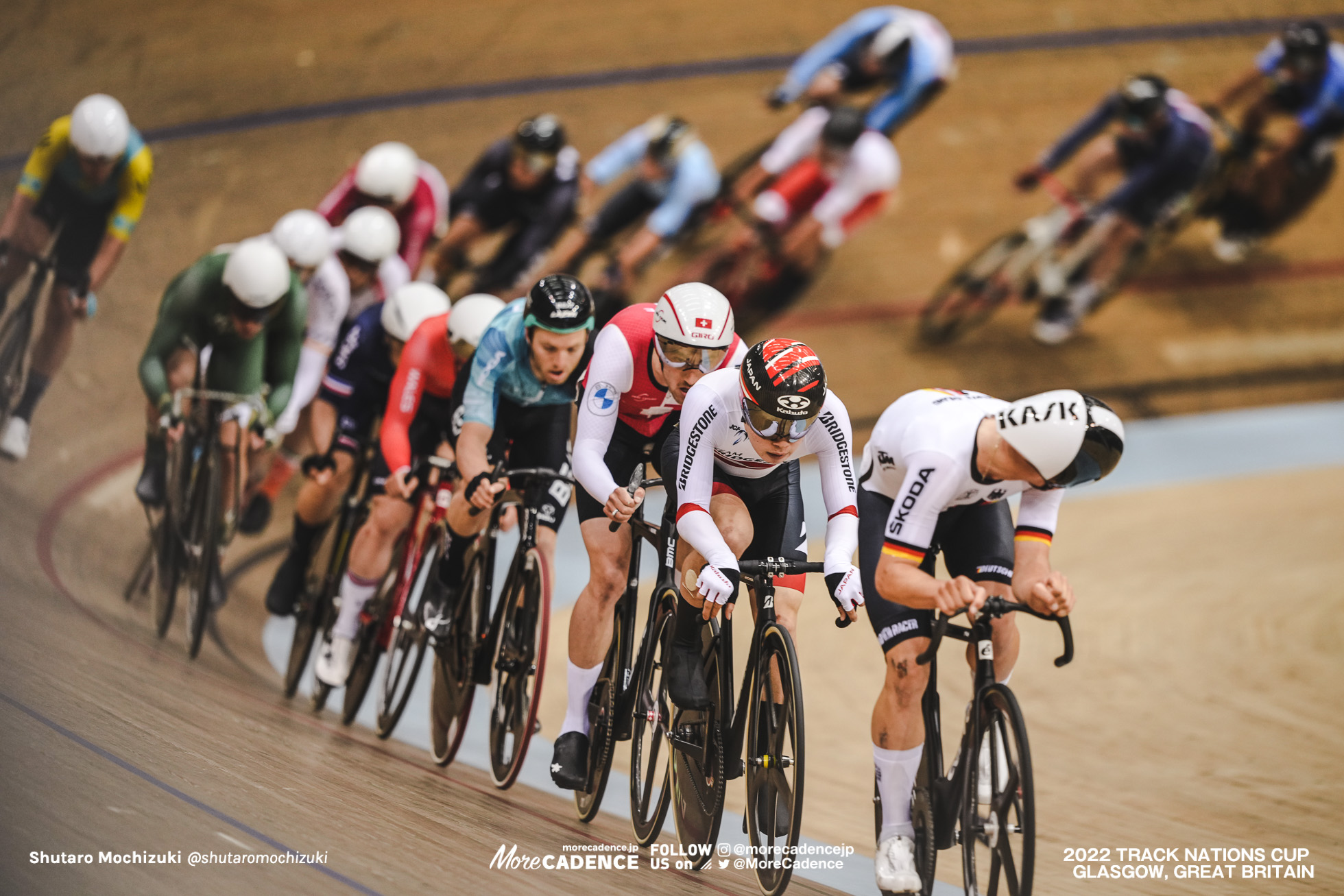 兒島直樹 KOJIMA Naoki, BGT, Point race, Men's Omnium, 2022 Track Nations Cup, Glasgow, Great Britain