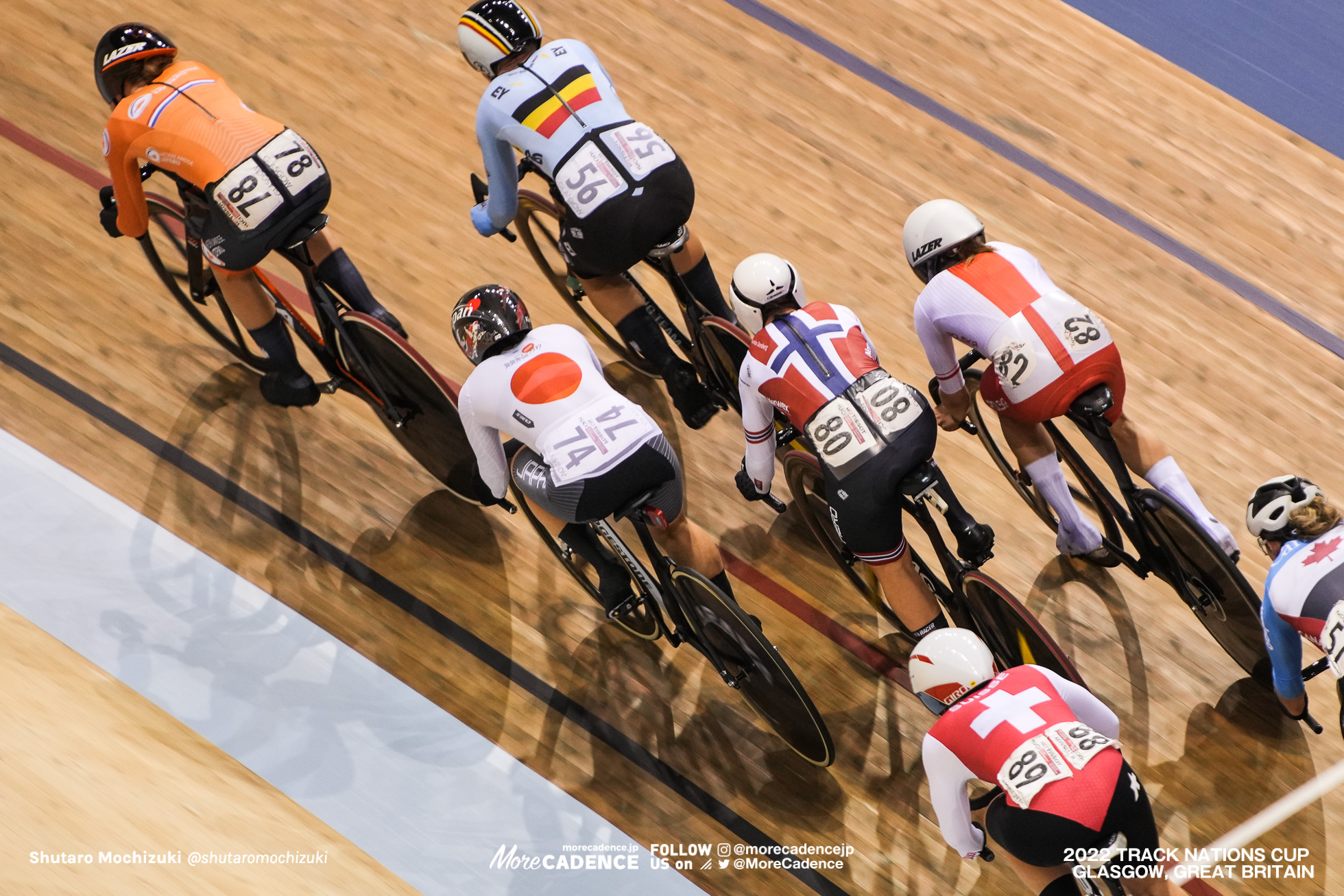 梶原悠未 KAJIHARA Yumi, JPN, Point race, Women's Omnium, 2022 Track Nations Cup, Glasgow, Great Britain