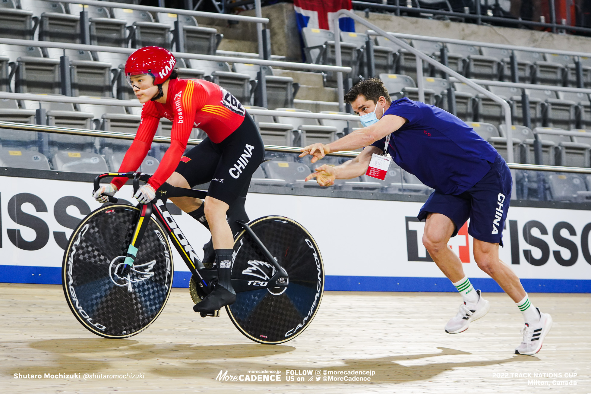 郭裕芳 グオ・ユーファン GUO Yufang, CHN, Qualifying, Women's Sprint, 2022 Track Nations Cup, Milton, Canada