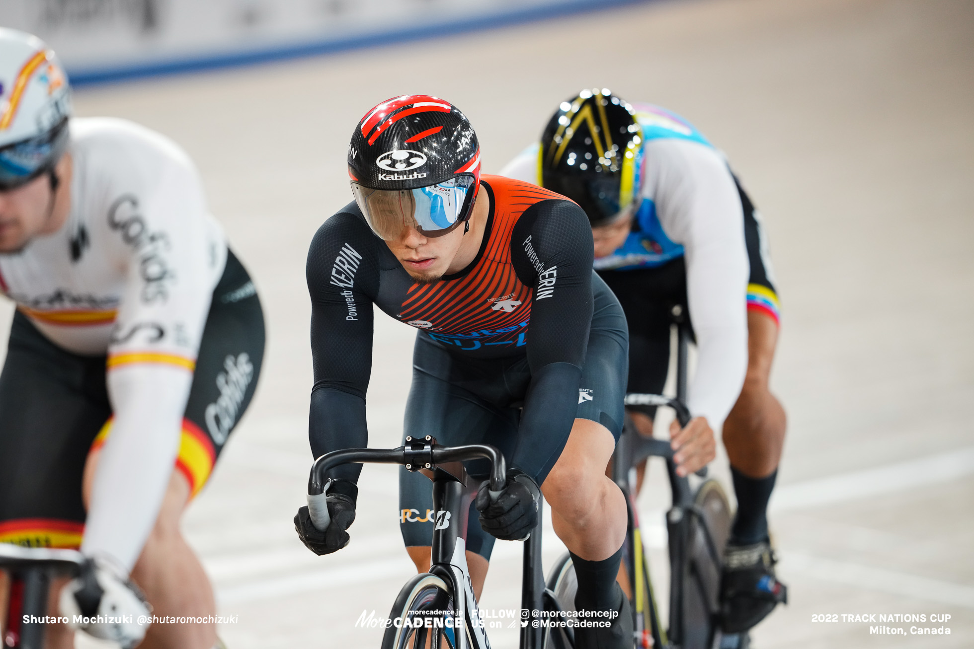 寺崎浩平 TERASAKI Kohei, RKD, First round, Men's Keirin, 2022 Track Nations Cup, Milton, Canada