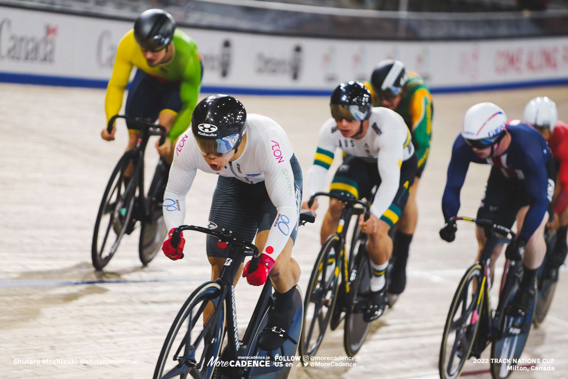 中野慎詞 NAKANO Shinji, JPN, First round, Men's Keirin, 2022 Track Nations Cup, Milton, Canada