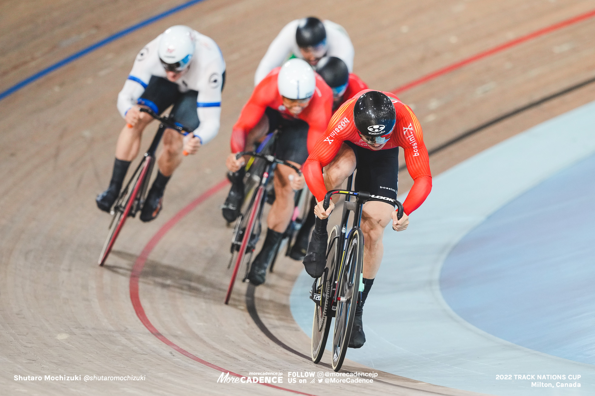 チョウ・ユー ZHOU Yu, CHN, Repechage, Men's Keirin, 2022 Track Nations Cup, Milton, Canada