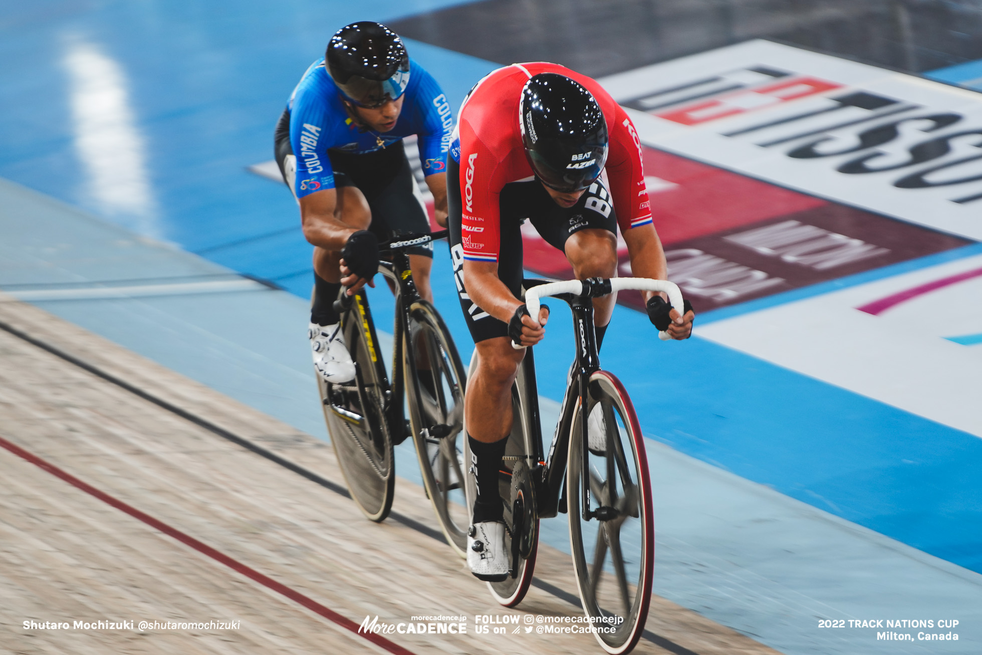 ユアン・アランゴ ARANGO CARVAJAL Juan Esteban, COL, ヴィンセント・ホペザック HOPPEZAK Vincent, BCC, Scratch, Men's Omnium, 2022 Track Nations Cup, Milton, Canada