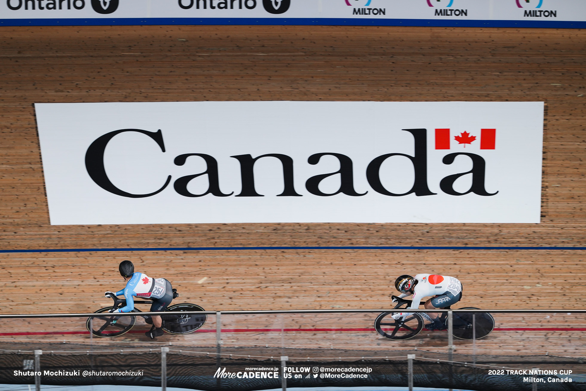 ローリン・ジェネスト GENEST Lauriane, CAN, 太田りゆ OHTA Riyu, JPN, Quarterfinals, Women's Sprint, 2022 Track Nations Cup, Milton, Canada