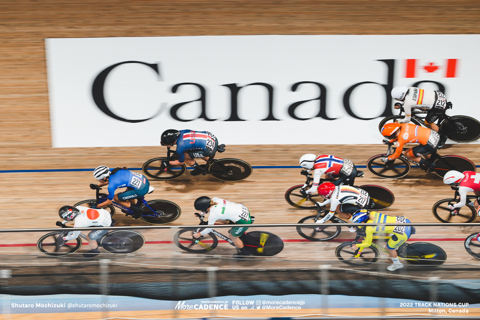 エリサ・バルサモ BALSAMO Elisa, ITA, ジェニファー・バレンテ VALENTE Jennifer, USA, 梶原悠未 KAJIHARA Yumi, JPN, Scratch, Women's Omnium, 2022 Track Nations Cup, Milton, Canada