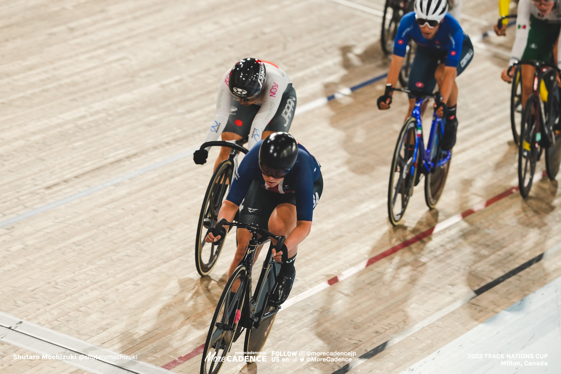 エリサ・バルサモ BALSAMO Elisa, ITA, ジェニファー・バレンテ VALENTE Jennifer, USA, 梶原悠未 KAJIHARA Yumi, JPN, Scratch, Women's Omnium, 2022 Track Nations Cup, Milton, Canada