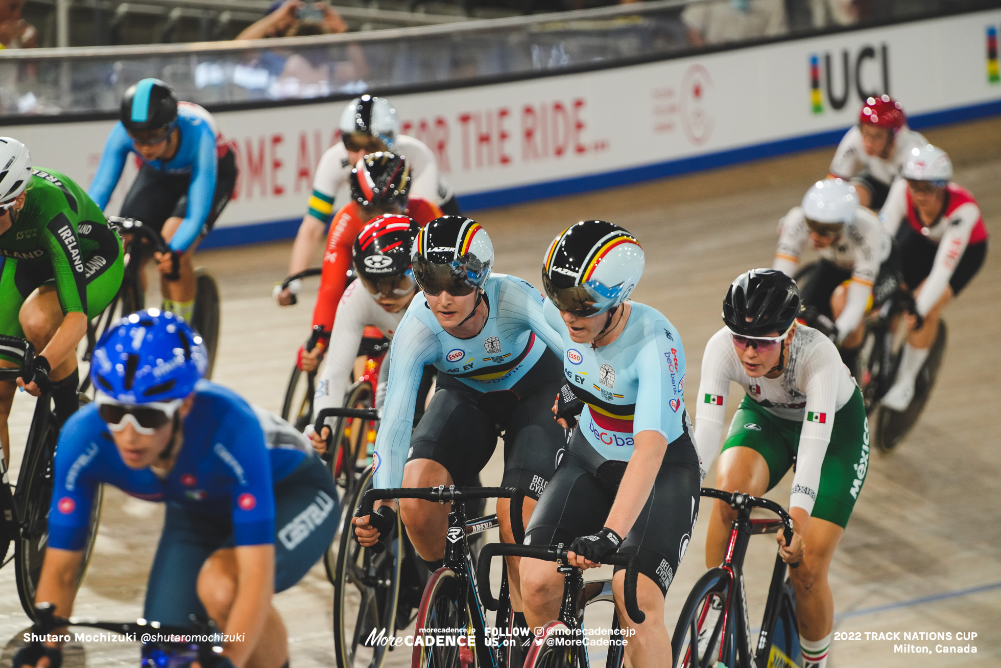 カトリン・デ クラーク de CLERCQ Katrijn, マリス・ヴァンホーヴ VANHOVE Marith, BEL - Belgium, Women's Madison, 2022 Track Nations Cup, Milton, Canada