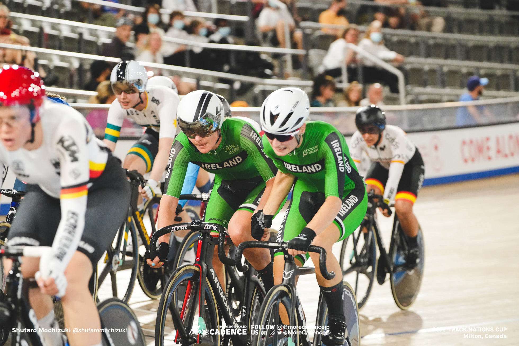 ミア・グリフィン GRIFFIN Mia, アリス・シャープ SHARPE Alice, IRL - Ireland, Women's Madison, 2022 Track Nations Cup, Milton, Canada