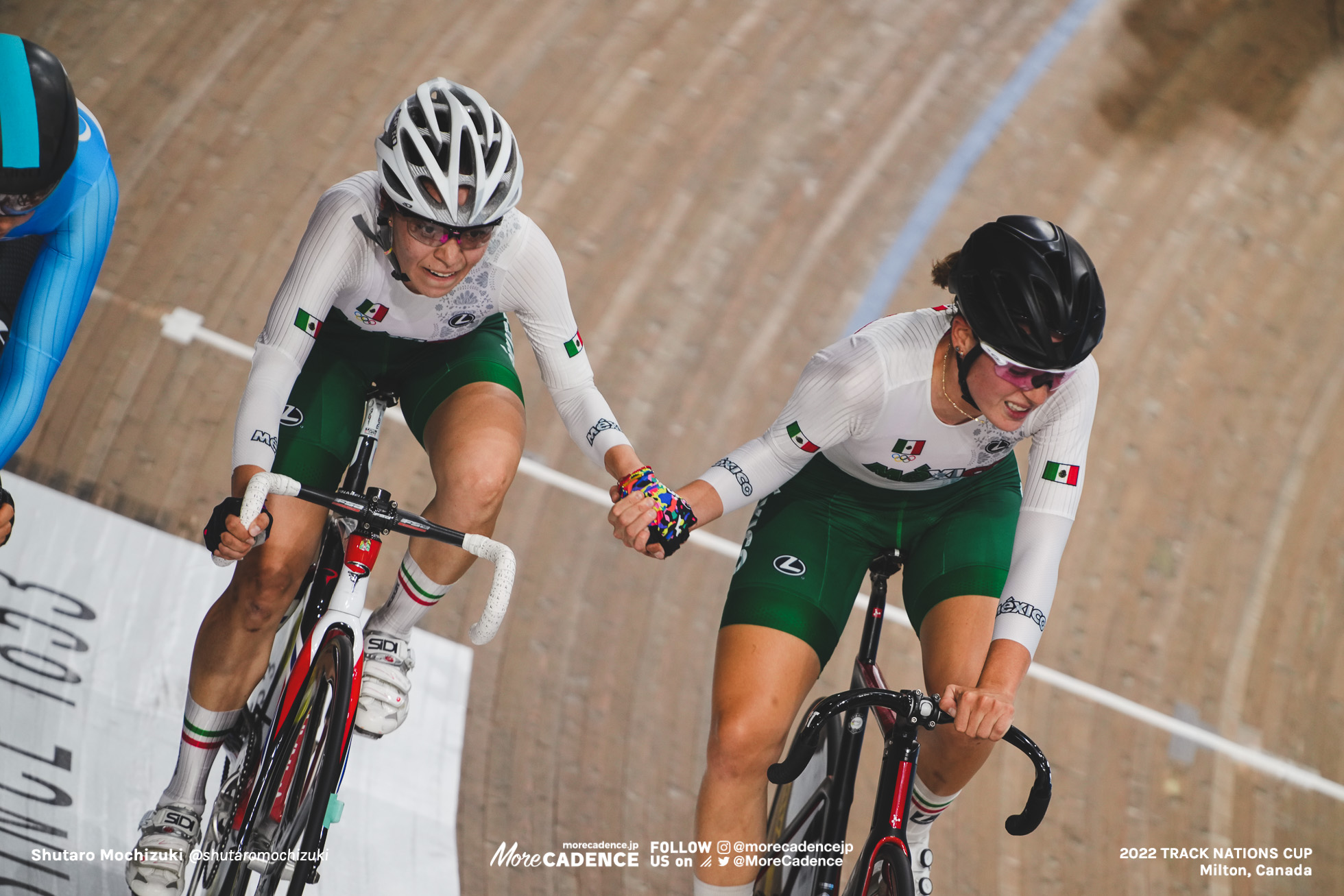 ヤレリ・アセヴェド メンドーサ ACEVEDO MENDOZA Yareli, ビクトリア・ヴェラスコ VELASCO FUENTES Victoria, MEX - Mexico, Women's Madison, 2022 Track Nations Cup, Milton, Canada