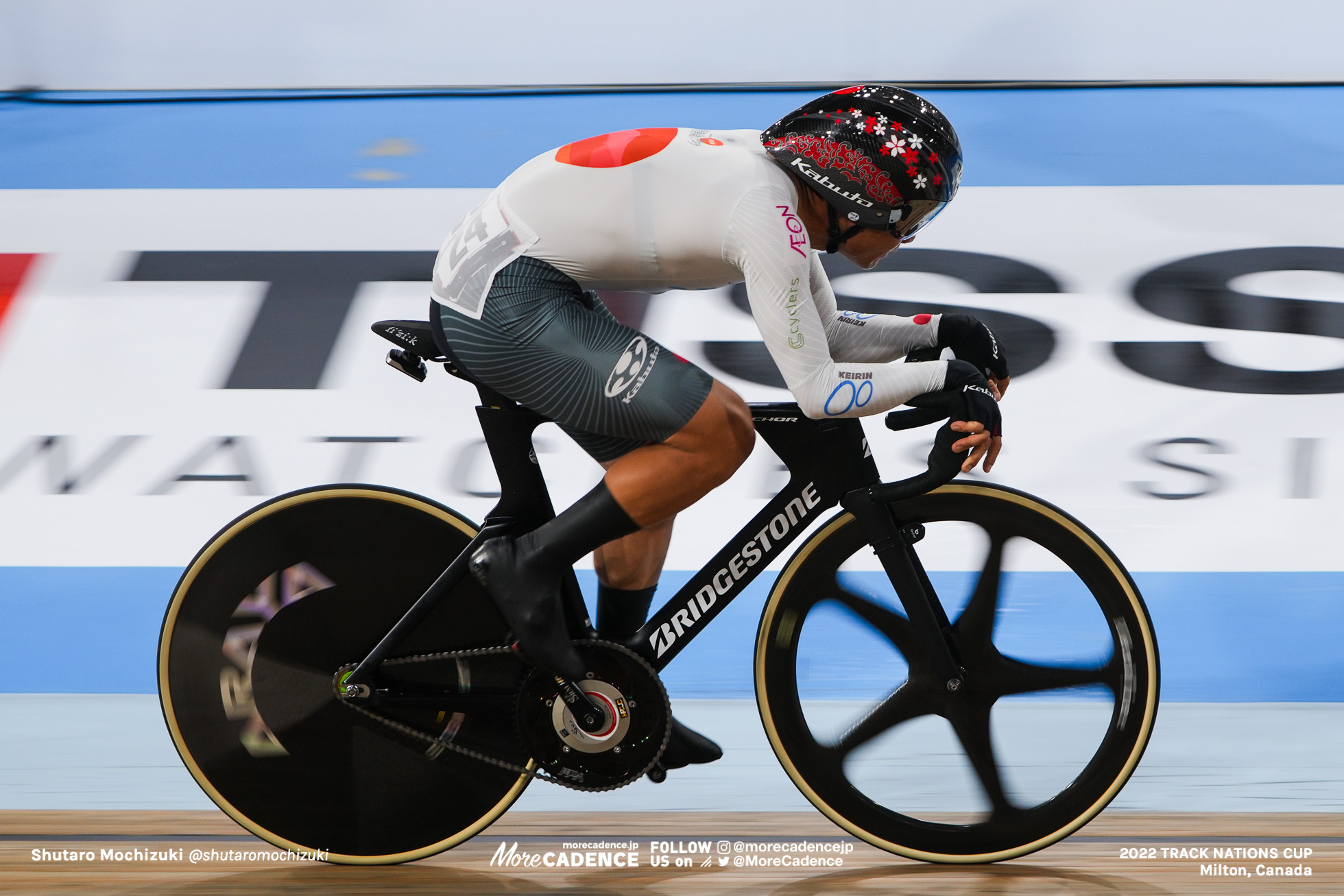 窪木一茂 KUBOKI Kazushige, JPN, Men's Scratch, 2022 Track Nations Cup, Milton, Canada