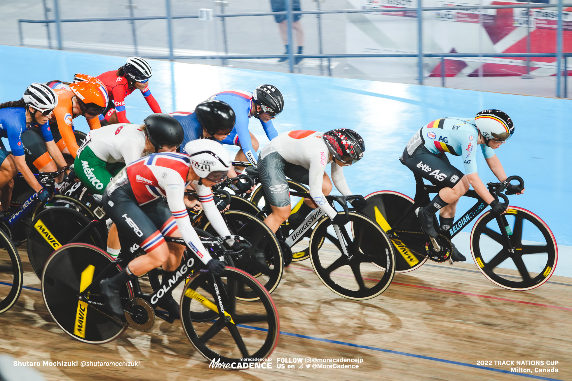 カトリン・デ クラーク de CLERCQ Katrijn, BEL, 梶原悠未 KAJIHARA Yumi, JPN, Elimination, Women's Omnium, 2022 Track Nations Cup, Milton, Canada