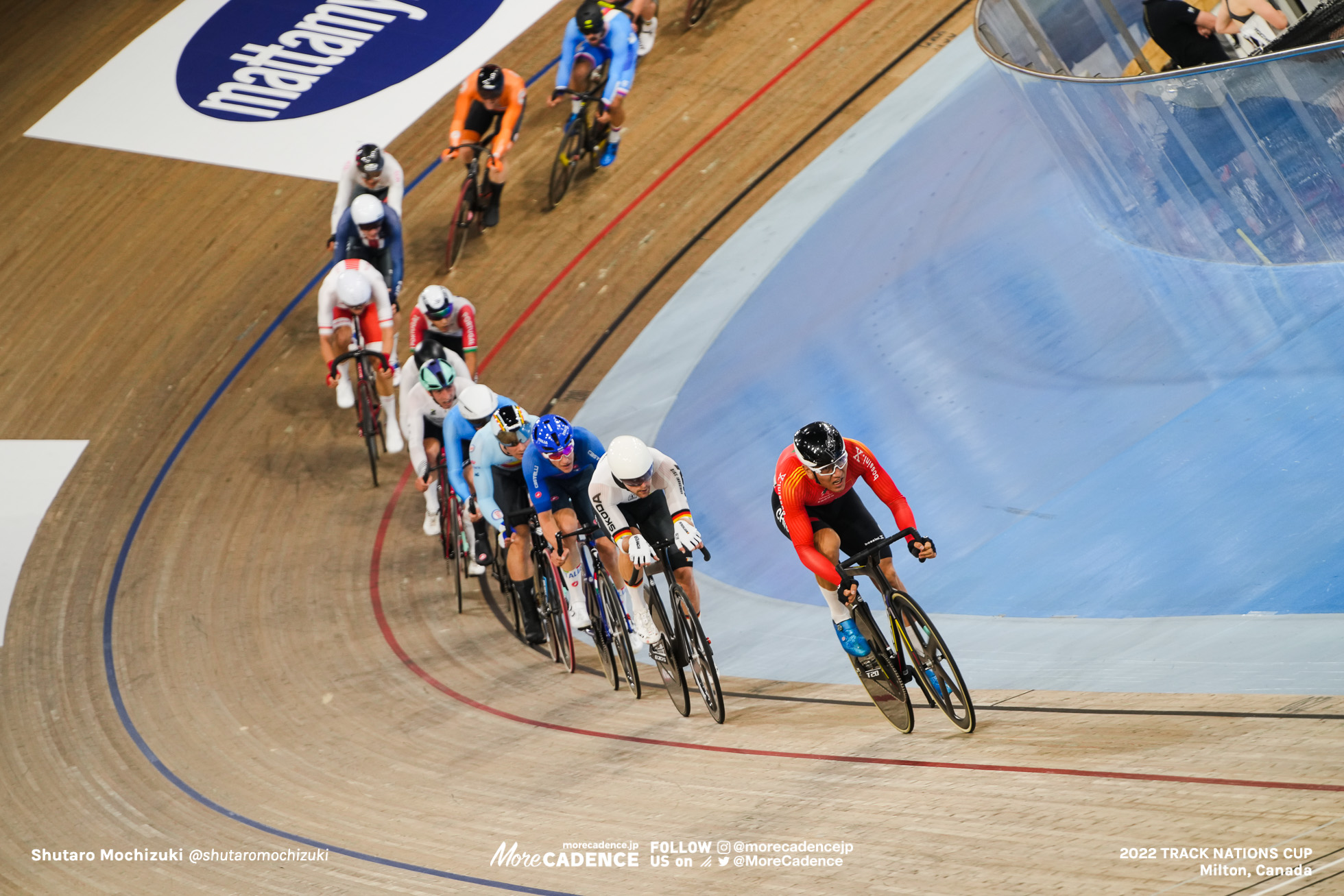 ユ・ツァ YU Ze, CHN, Men's Scratch, 2022 Track Nations Cup, Milton, Canada