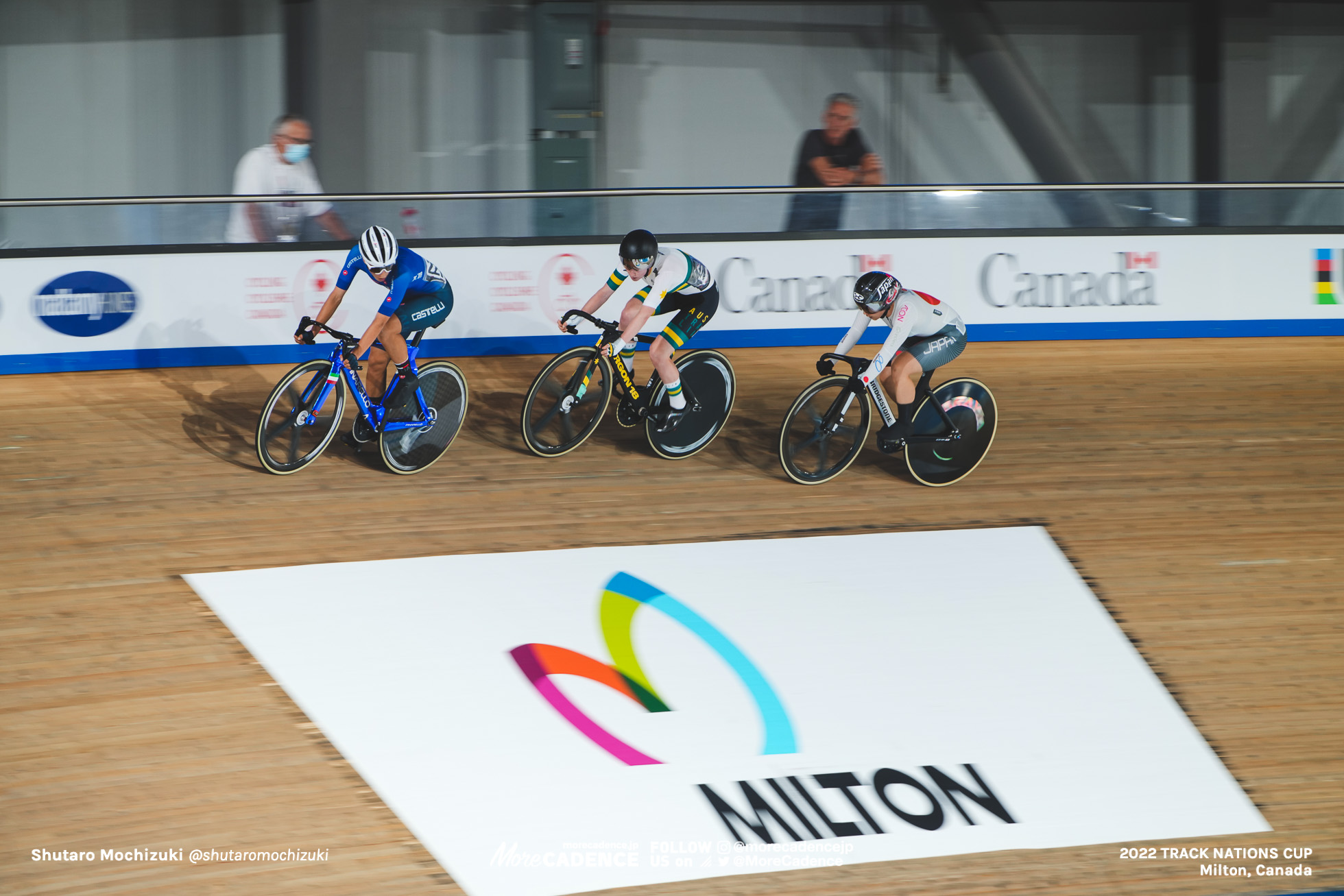 梶原悠未 KAJIHARA Yumi, JPN, アレクサンドラ・マンリー MANLY Alexandra, AUS, エリサ・バルサモ BALSAMO Elisa, ITA, Elimination, Women's Omnium, 2022 Track Nations Cup, Milton, Canada