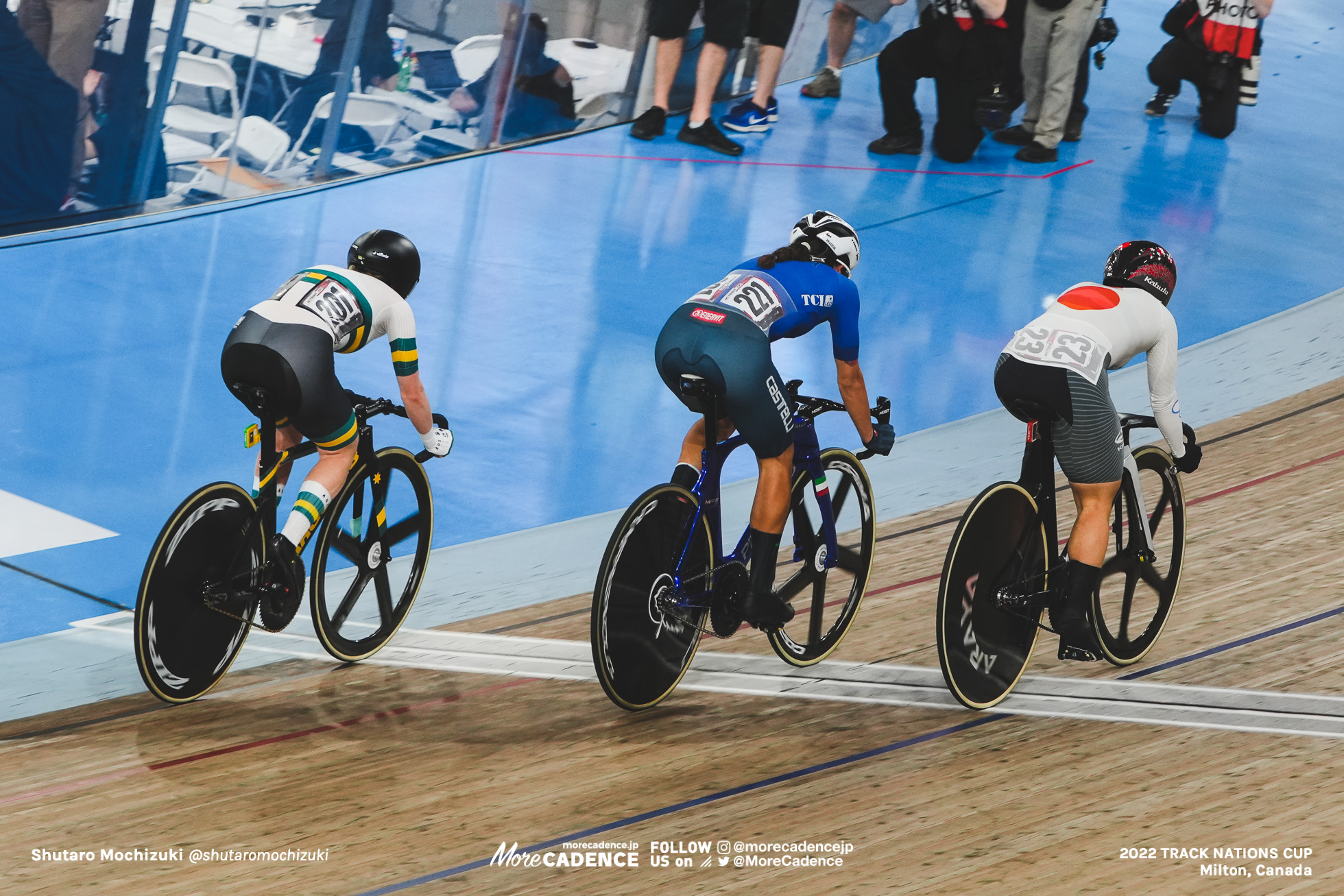 エリサ・バルサモ BALSAMO Elisa, ITA, アレクサンドラ・マンリー MANLY Alexandra, AUS, 梶原悠未 KAJIHARA Yumi, JPN, Elimination, Women's Omnium, 2022 Track Nations Cup, Milton, Canada