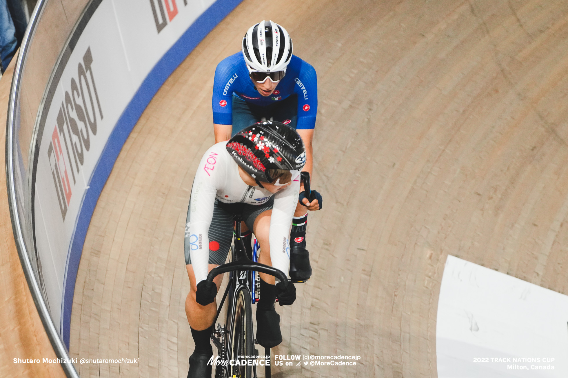 梶原悠未 KAJIHARA Yumi, JPN, エリサ・バルサモ BALSAMO Elisa, ITA, Elimination, Women's Omnium, 2022 Track Nations Cup, Milton, Canada