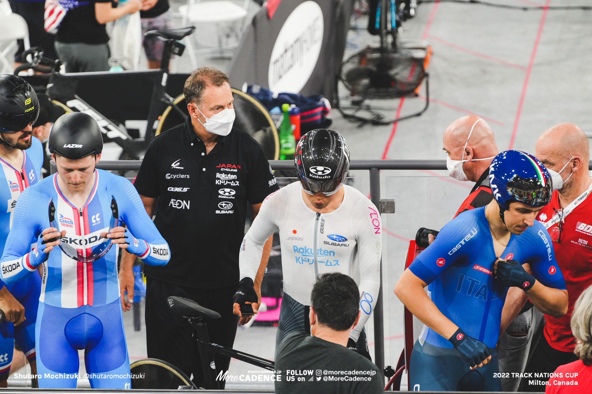 窪木一茂 KUBOKI Kazushige, JPN - Japan, Men's Madison, 2022 Track Nations Cup, Milton, Canada