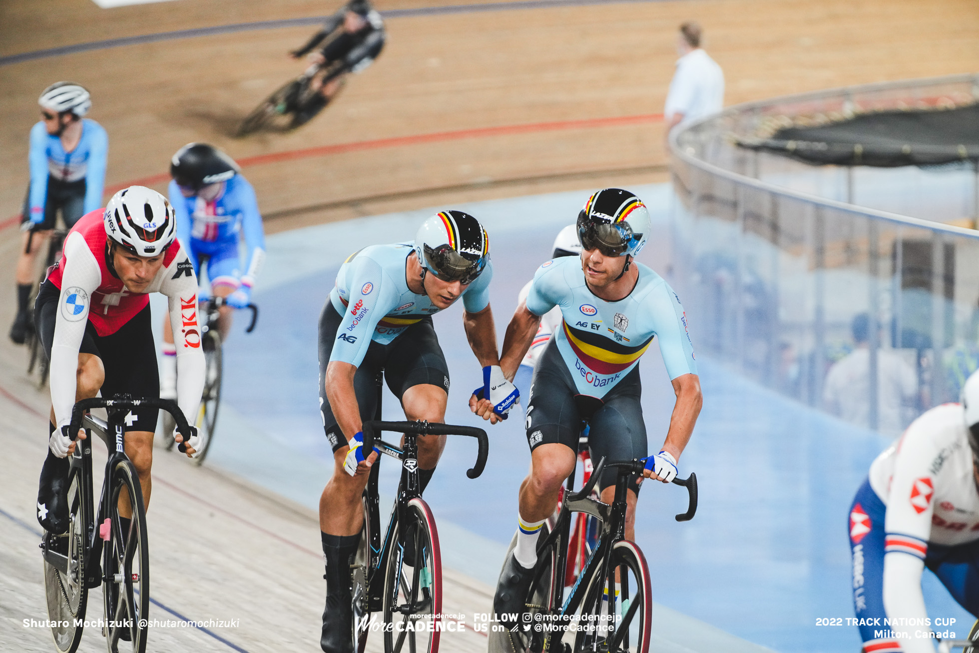 ツーア・デンス DENS Tuur, ジュールス・ヘスタース HESTERS Jules, BEL - Belgium, Men's Madison, 2022 Track Nations Cup, Milton, Canada