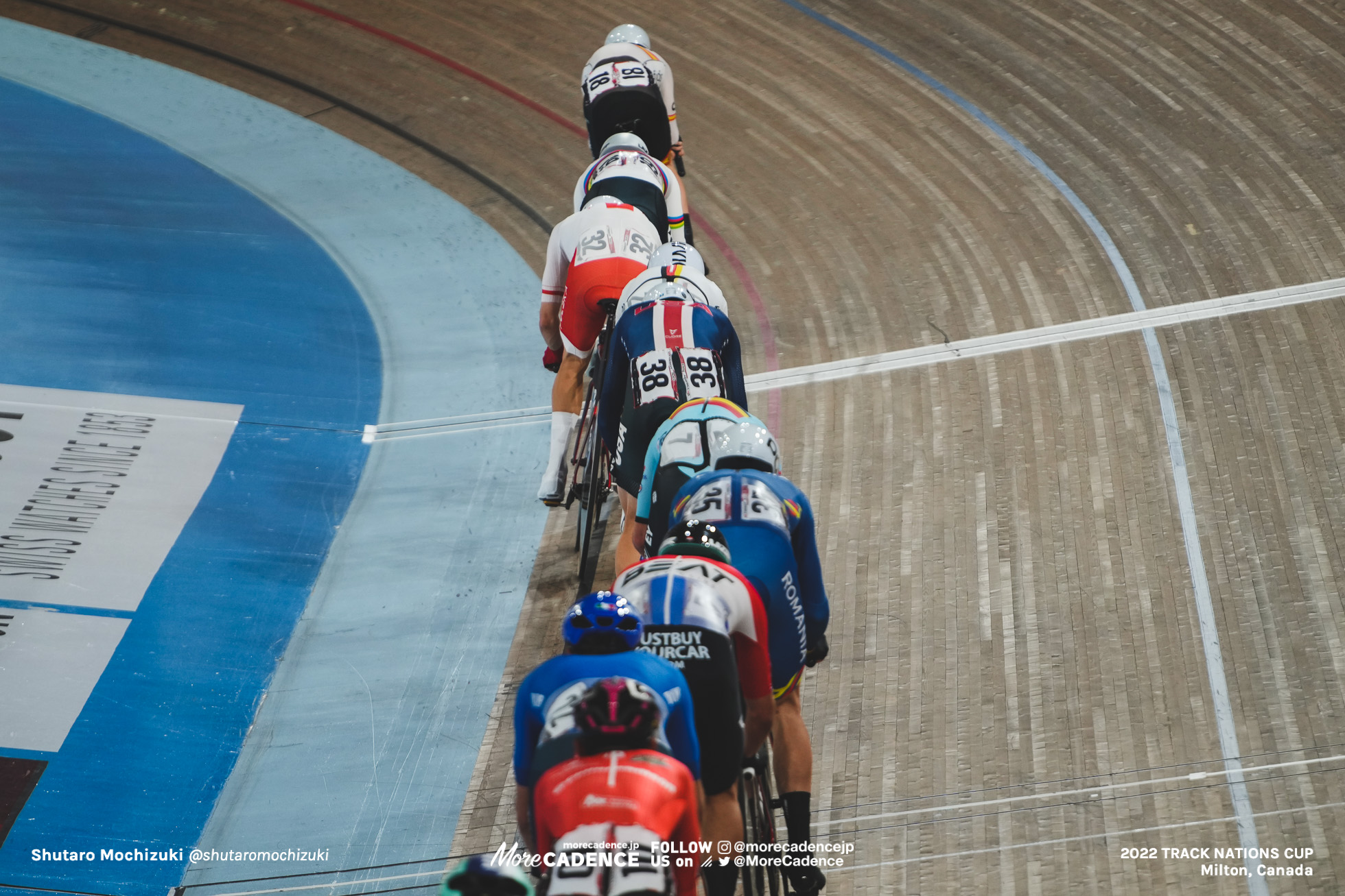 Point race, Men's Omnium, 2022 Track Nations Cup, Milton, Canada