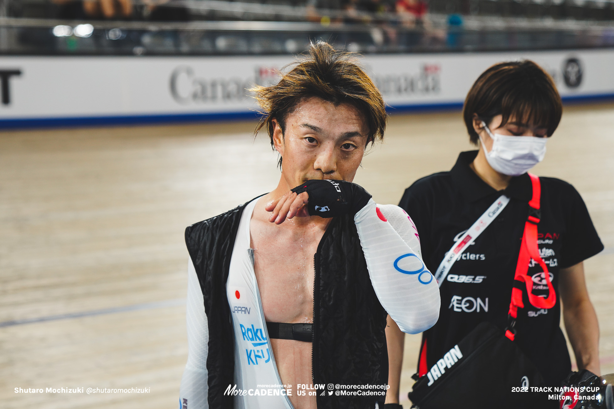 窪木一茂 KUBOKI Kazushige, JPN, Point race, Men's Omnium, 2022 Track Nations Cup, Milton, Canada