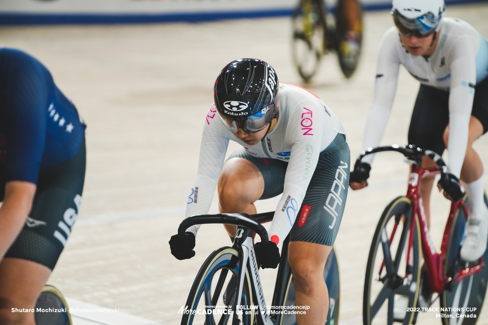 梶原悠未 KAJIHARA Yumi, JPN, Point race, Women's Omnium, 2022 Track Nations Cup, Milton, Canada